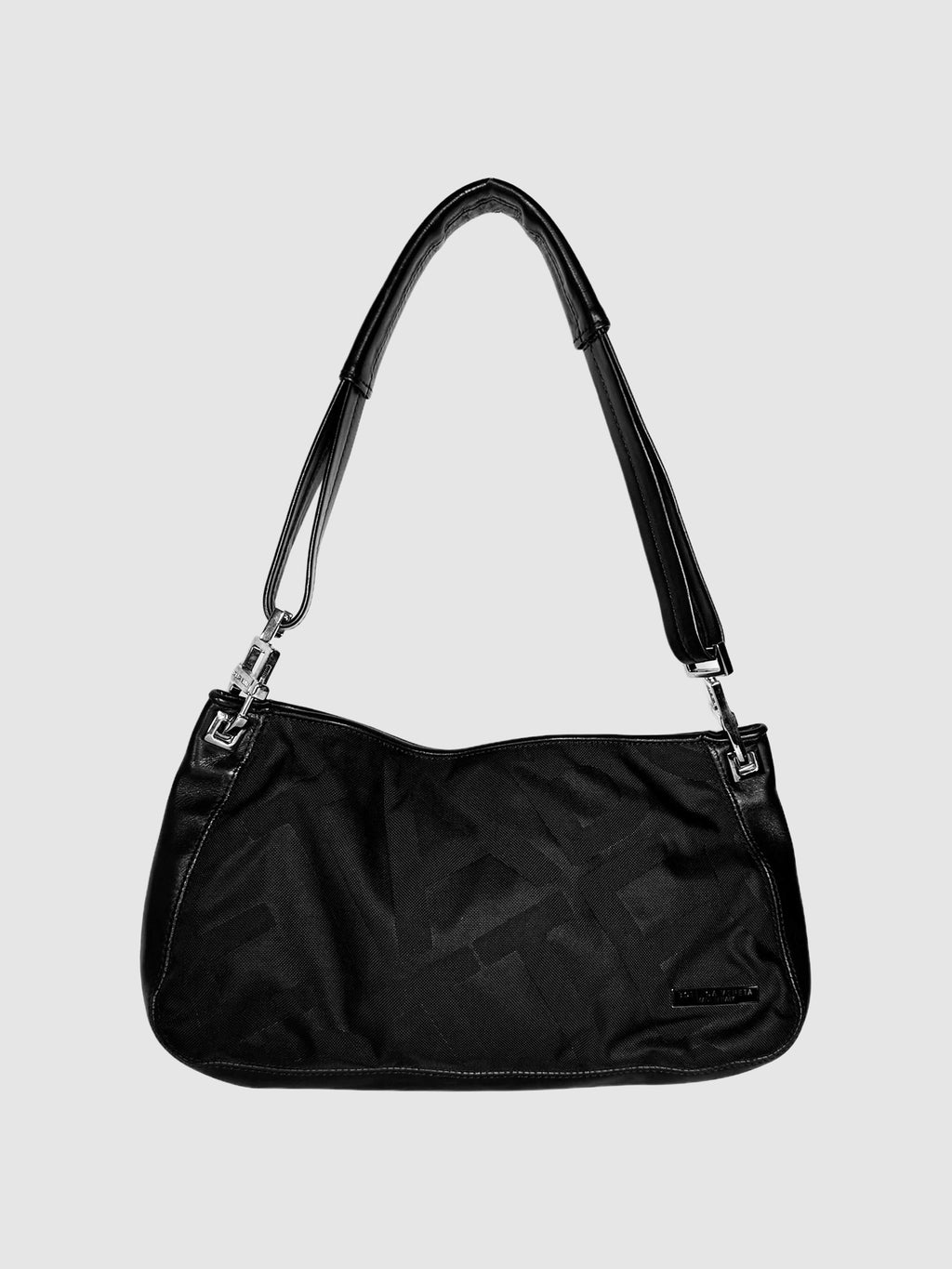 Nylon Baguette Shoulder Bag