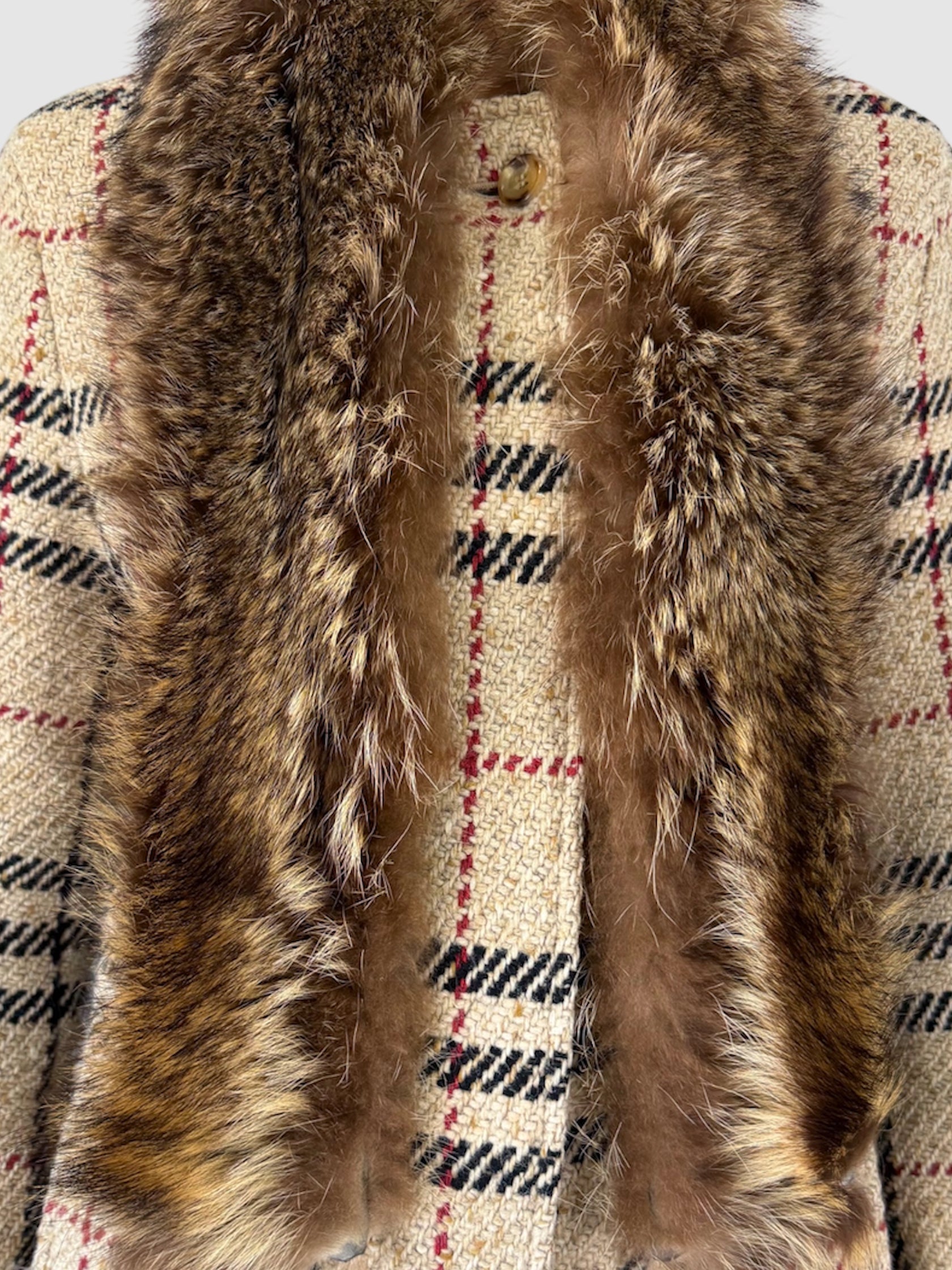 Wool Nova Check Coat