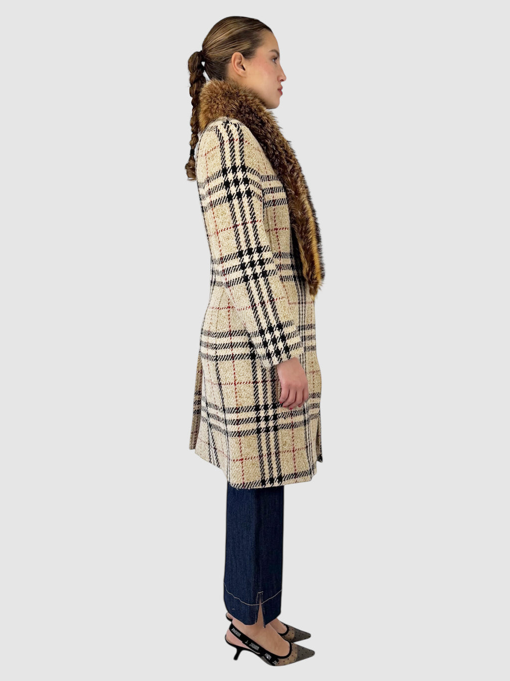 Wool Nova Check Coat