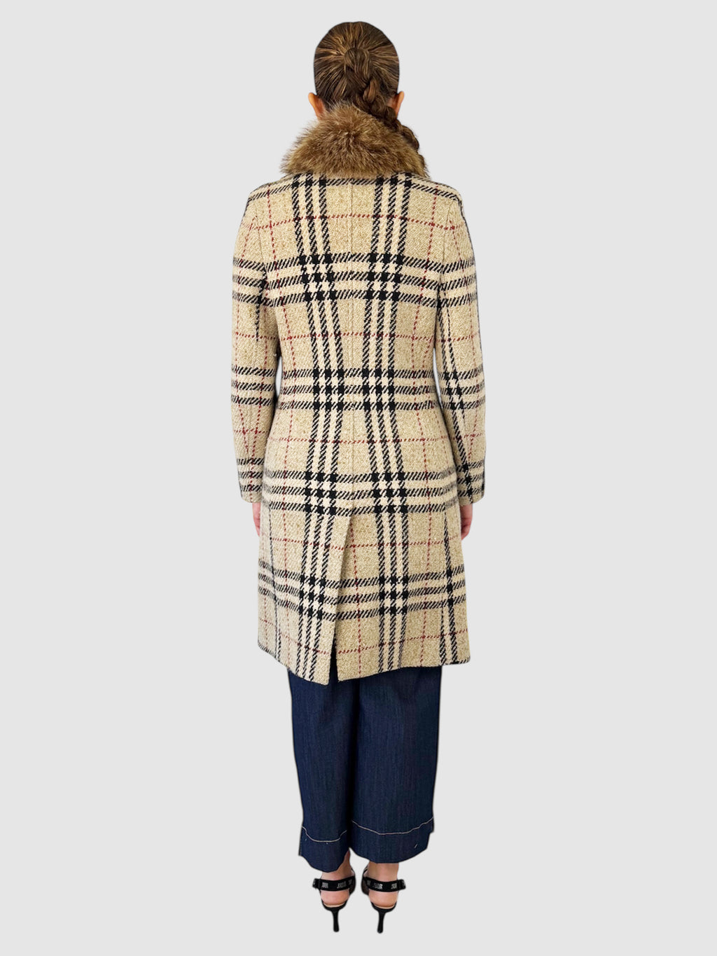 Wool Nova Check Coat