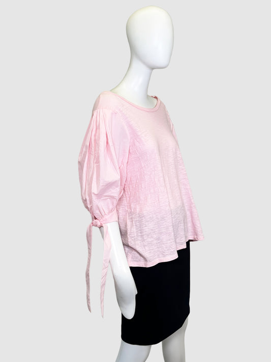 Blouse with Puff Sleeve - Size M