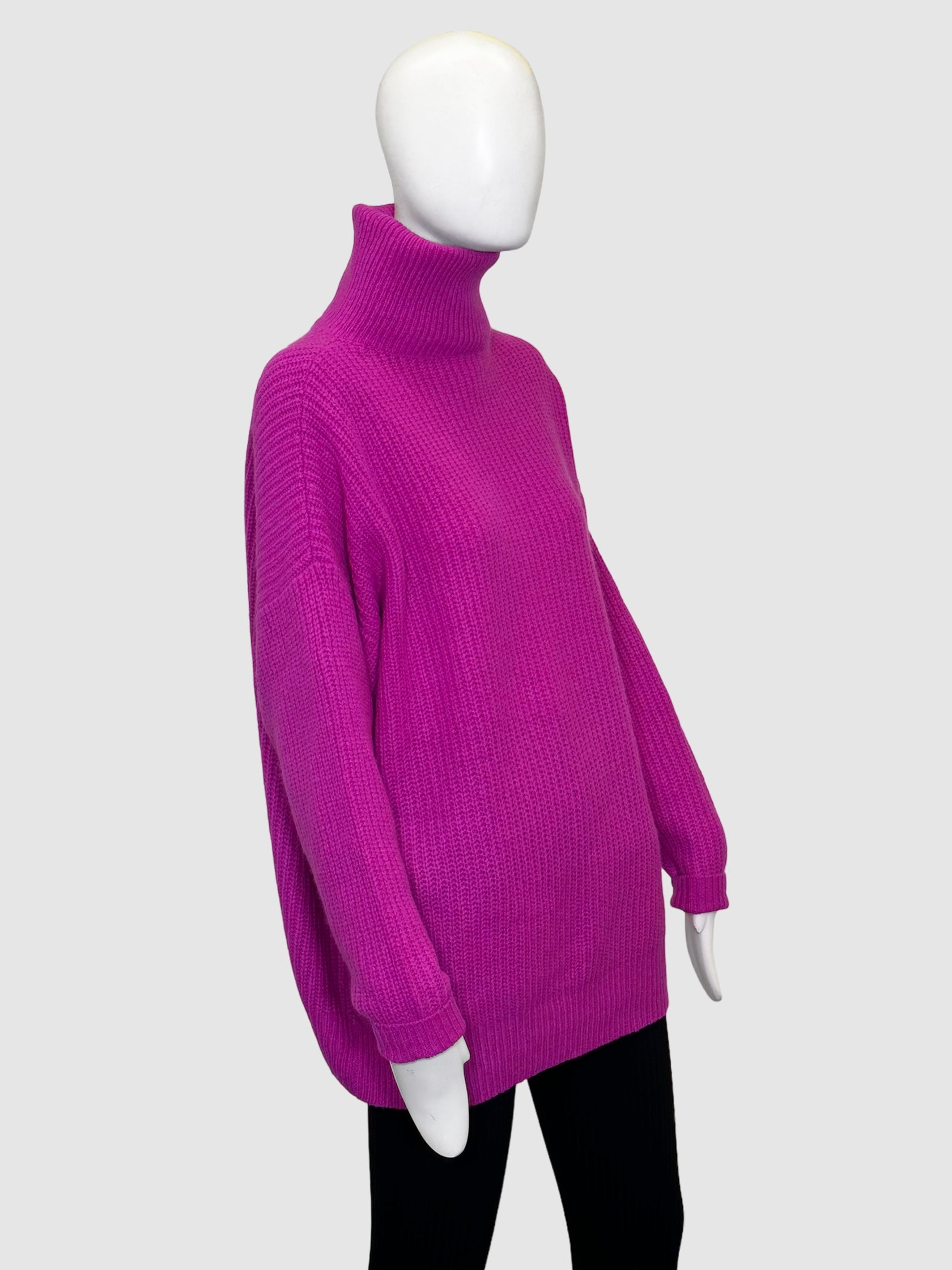 Autumn Cashmere Chunky Turtleneck Sweater - Size XL