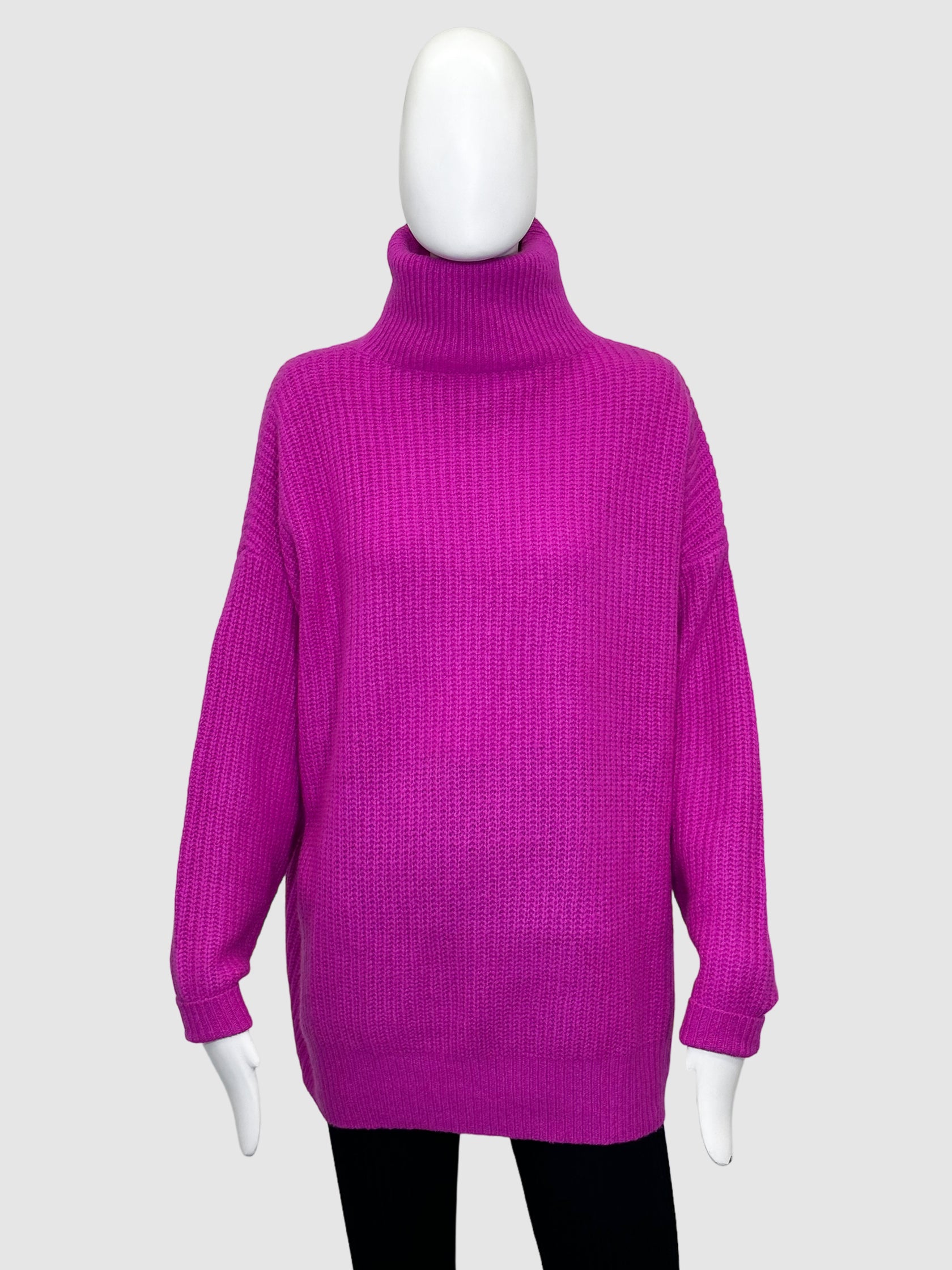 Autumn Cashmere Chunky Turtleneck Sweater - Size XL