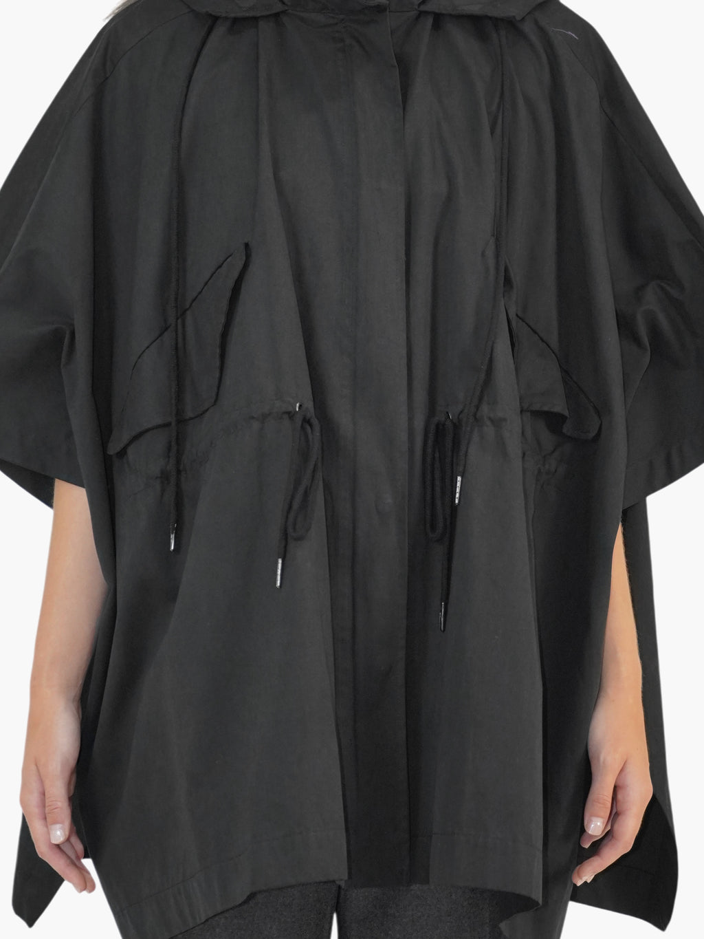 Tied-Up Cape Jacket