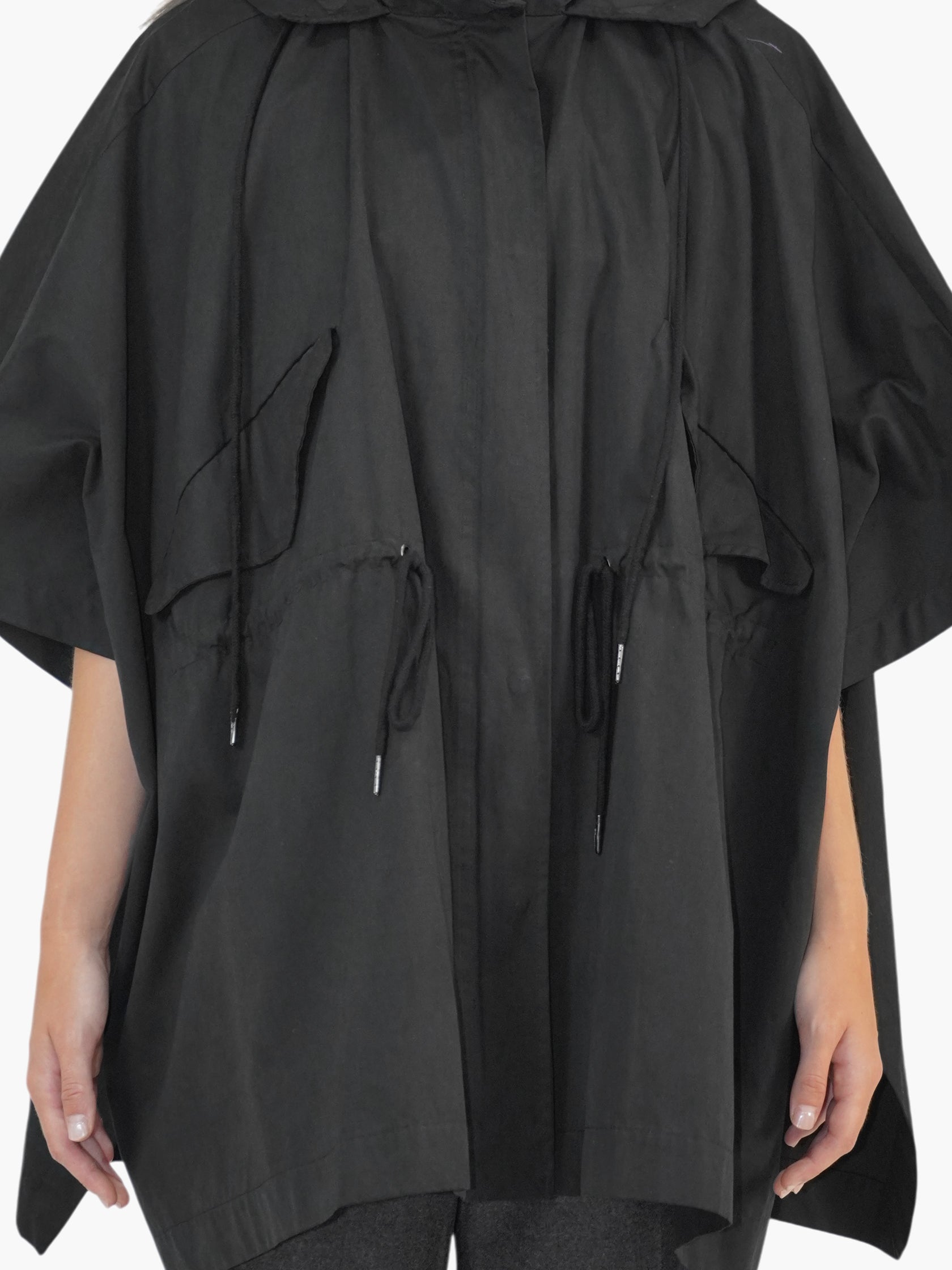 Tied-Up Cape Jacket