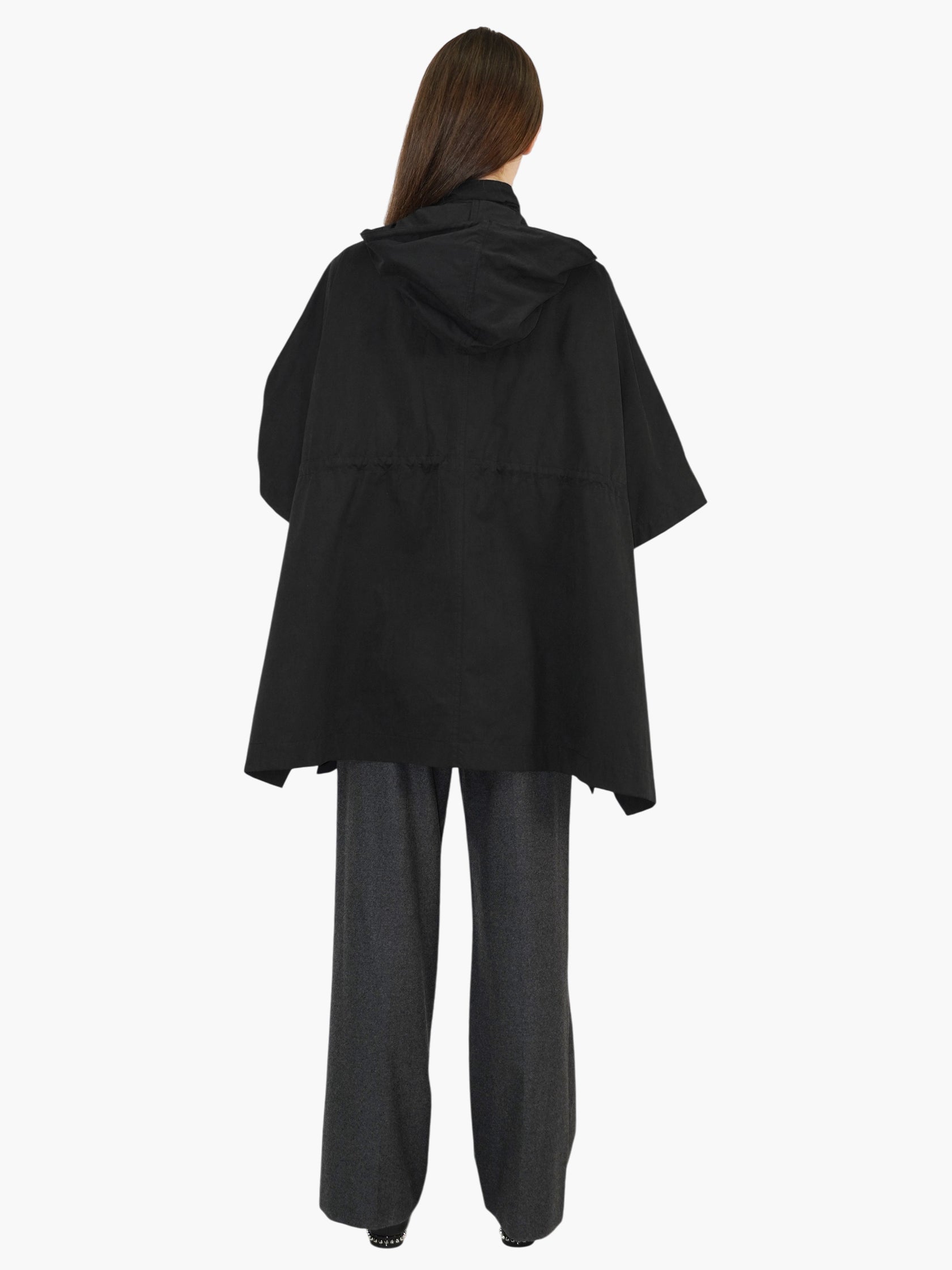Tied-Up Cape Jacket