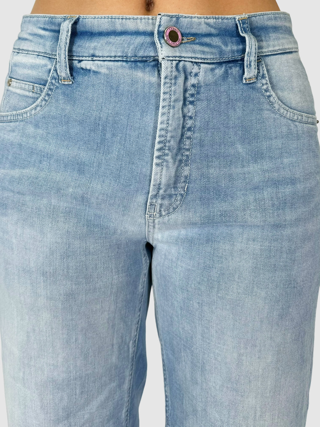 Cambio Blue Wide-Leg Cropped Jeans Size 29 Consignment Secondhand Designer Luxury Resale Toronto Trendy