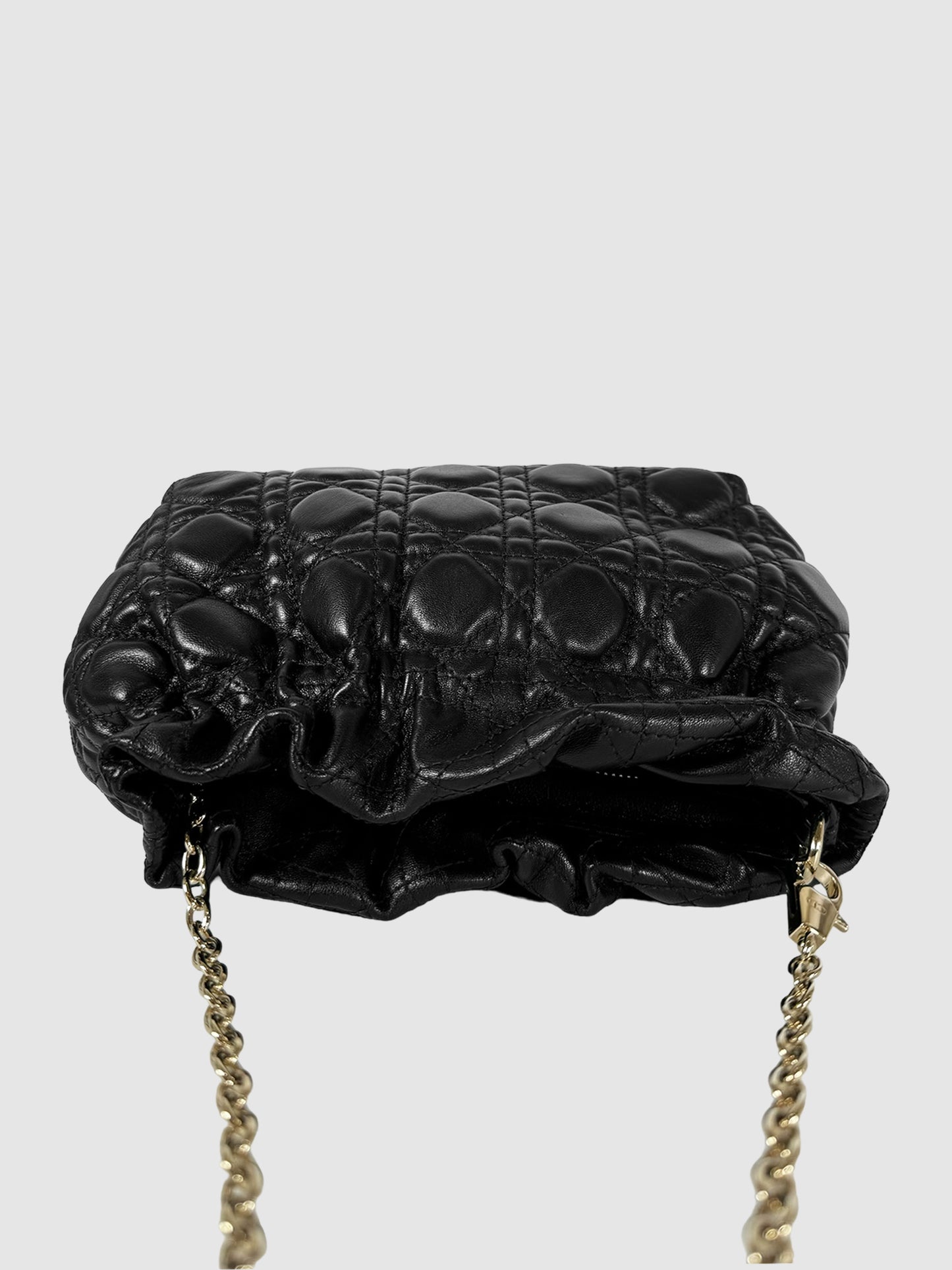 Cannage Chain Shoulder Bag