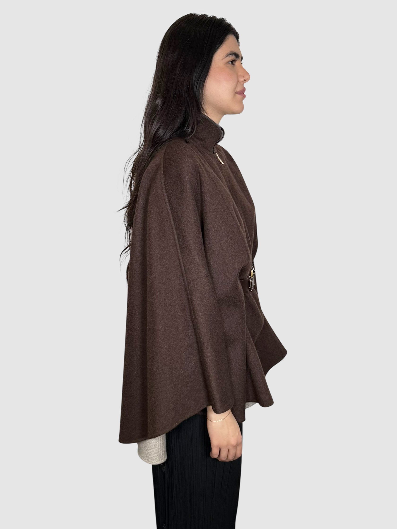 Reversible Cashmere Cape