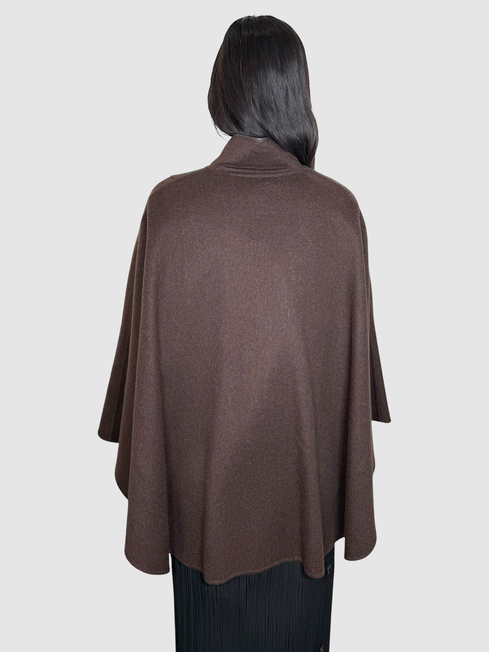 Reversible Cashmere Cape