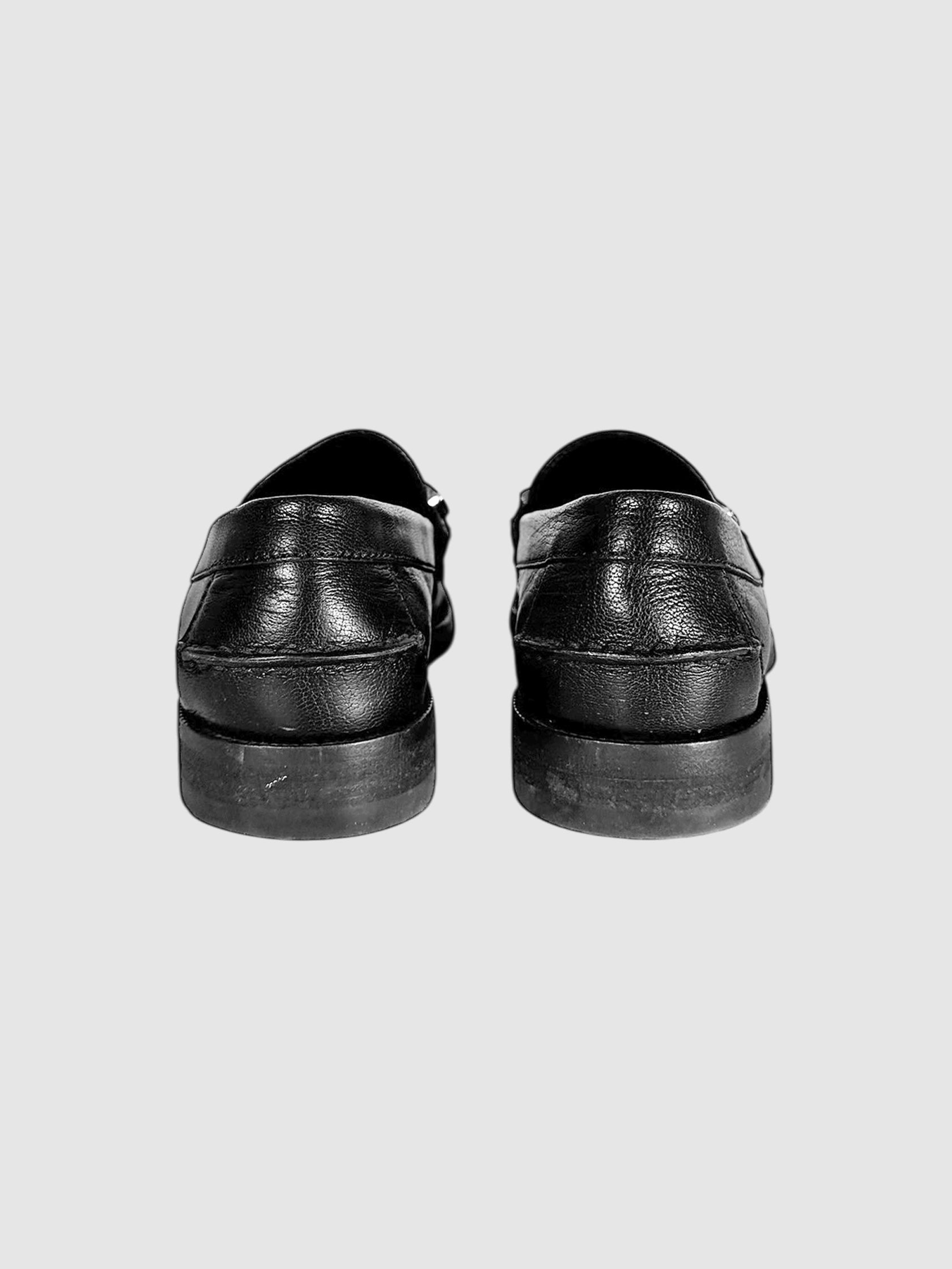 Logo Plaque Cara Loafers