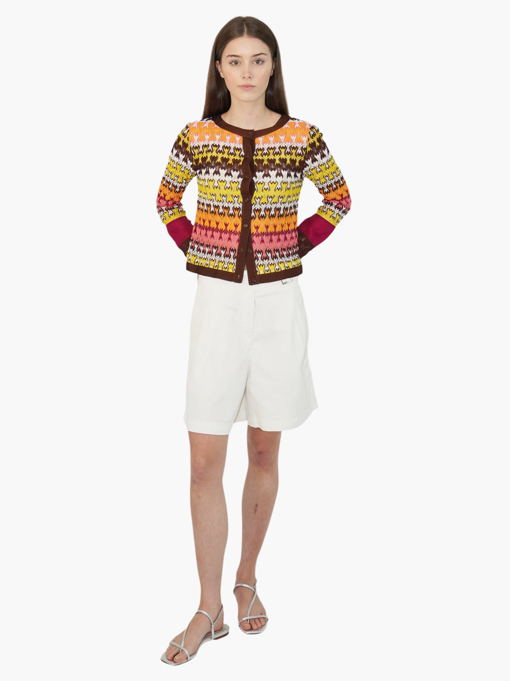 Knit Zig-Zag Cardigan