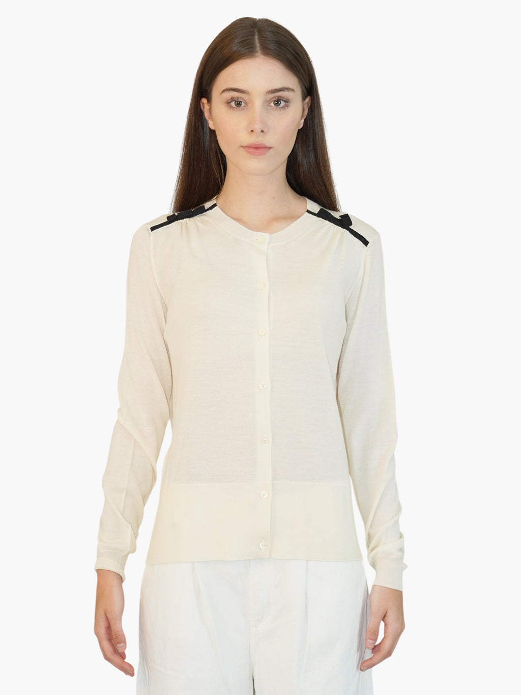 Wool Button-Up Cardigan