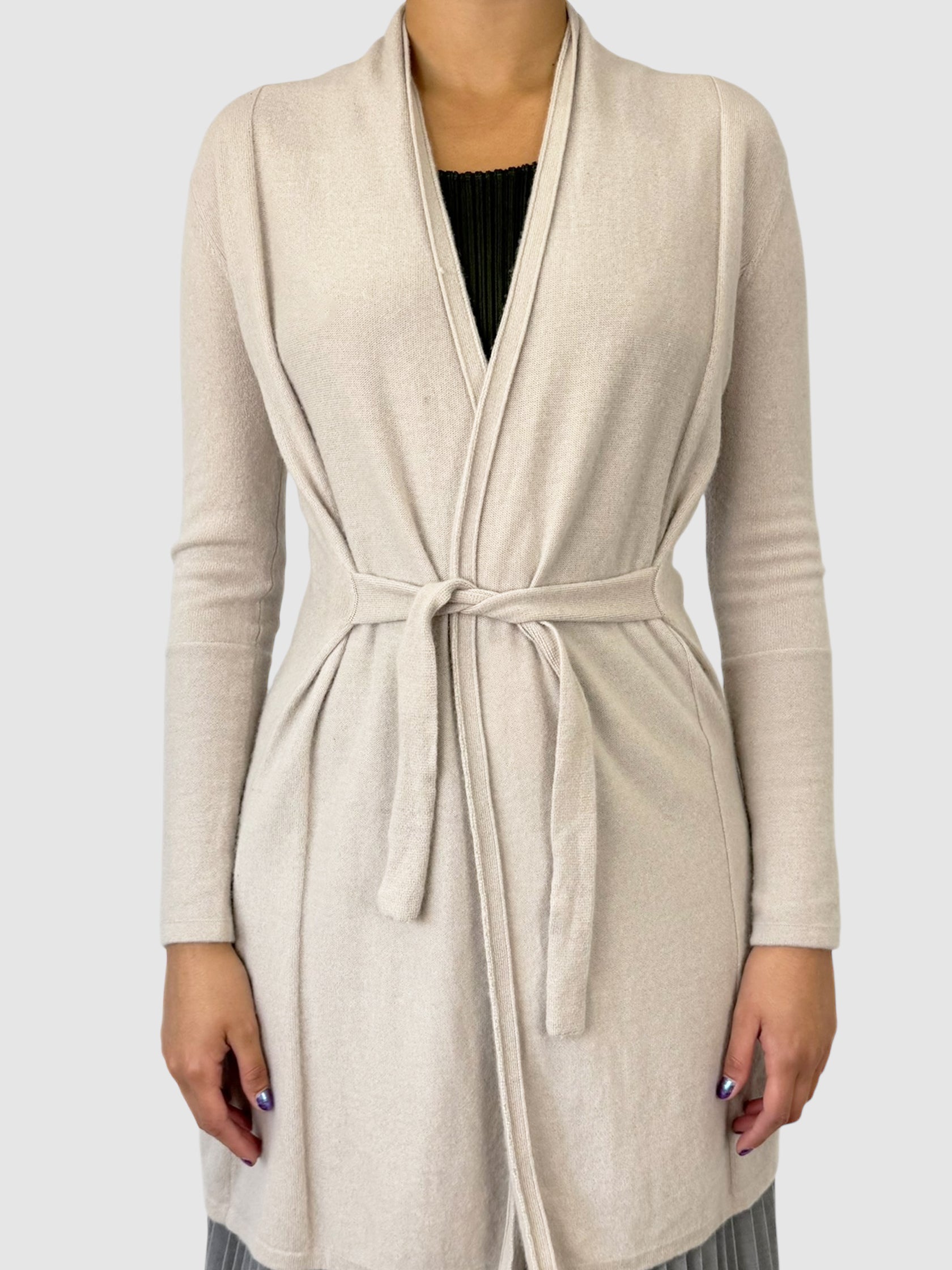 Cashmere Belted Cardigan