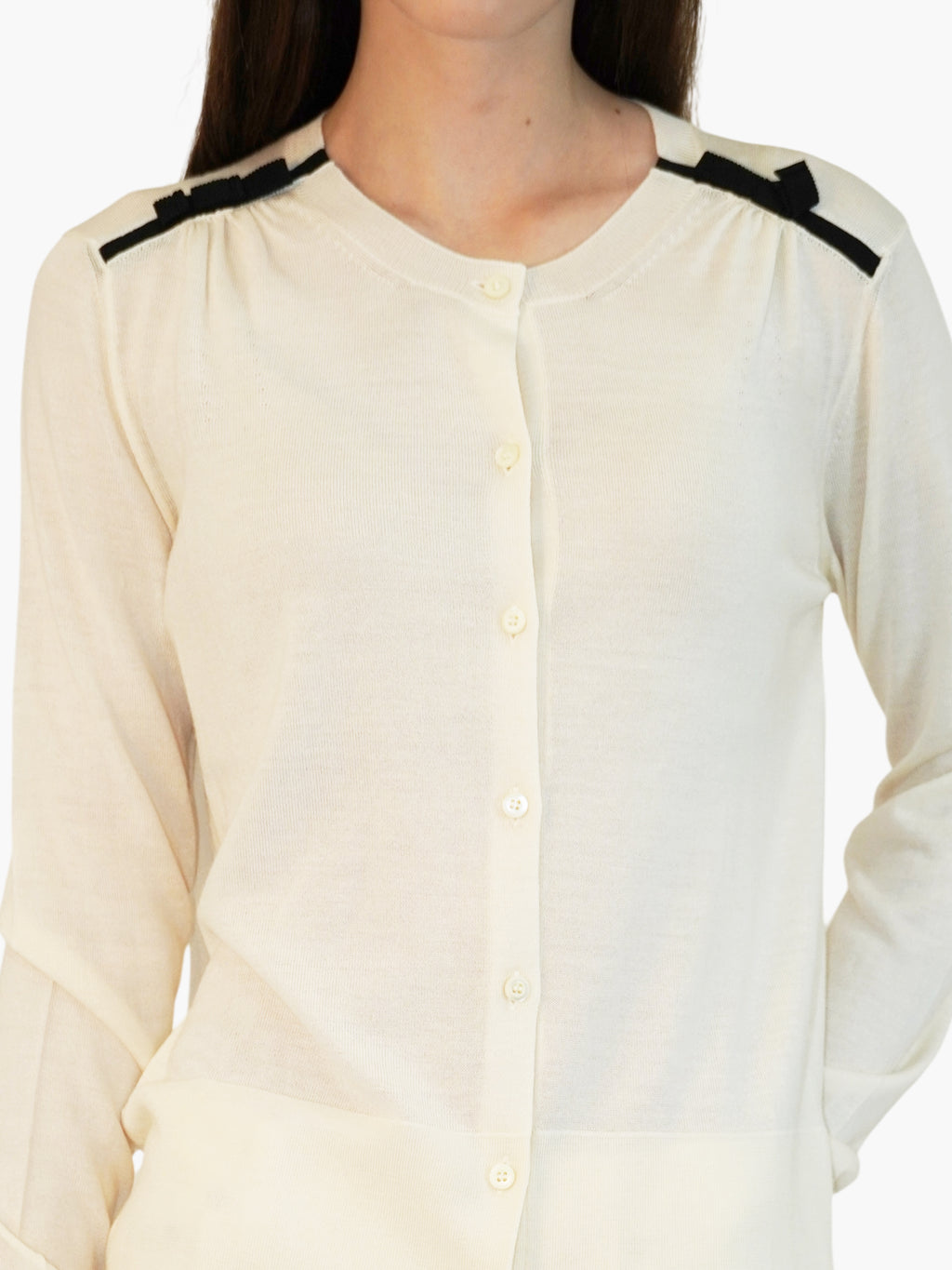 Wool Button-Up Cardigan