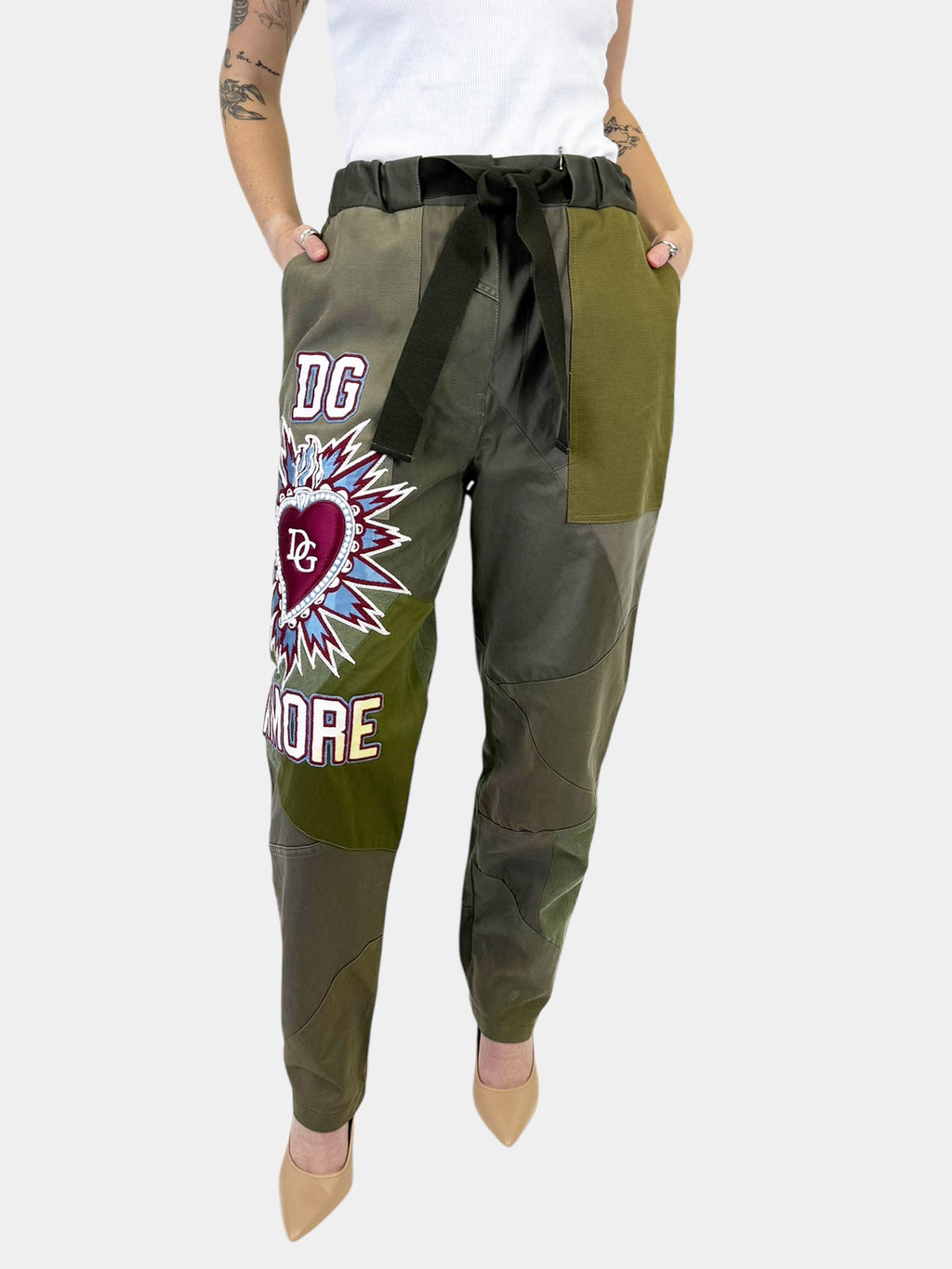 Patchwork Cargo Pants