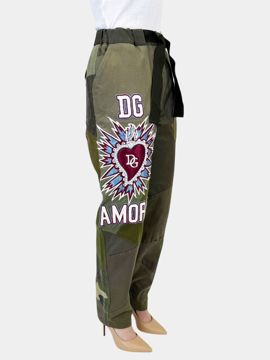 Patchwork Cargo Pants