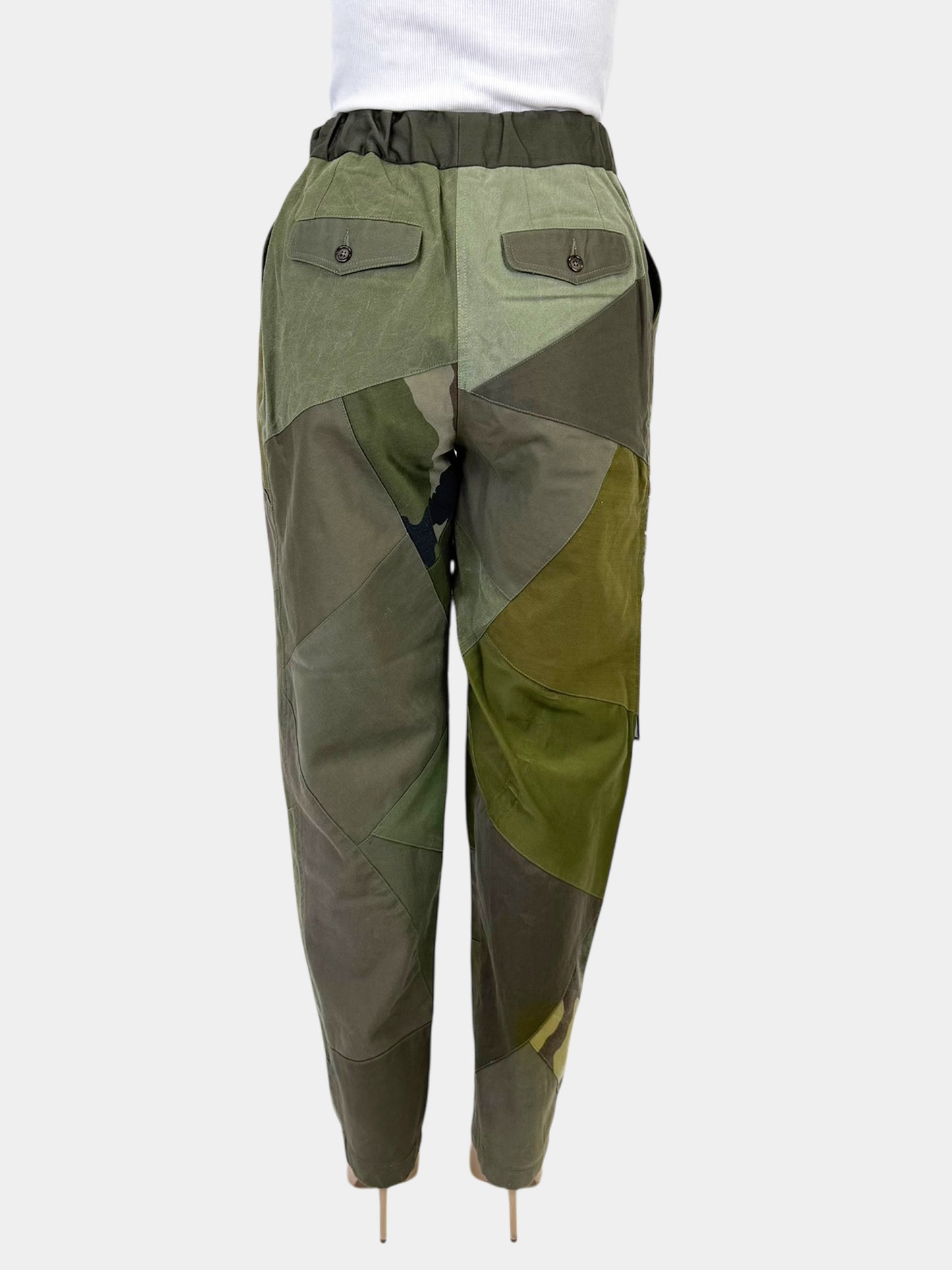 Patchwork Cargo Pants - Size 40