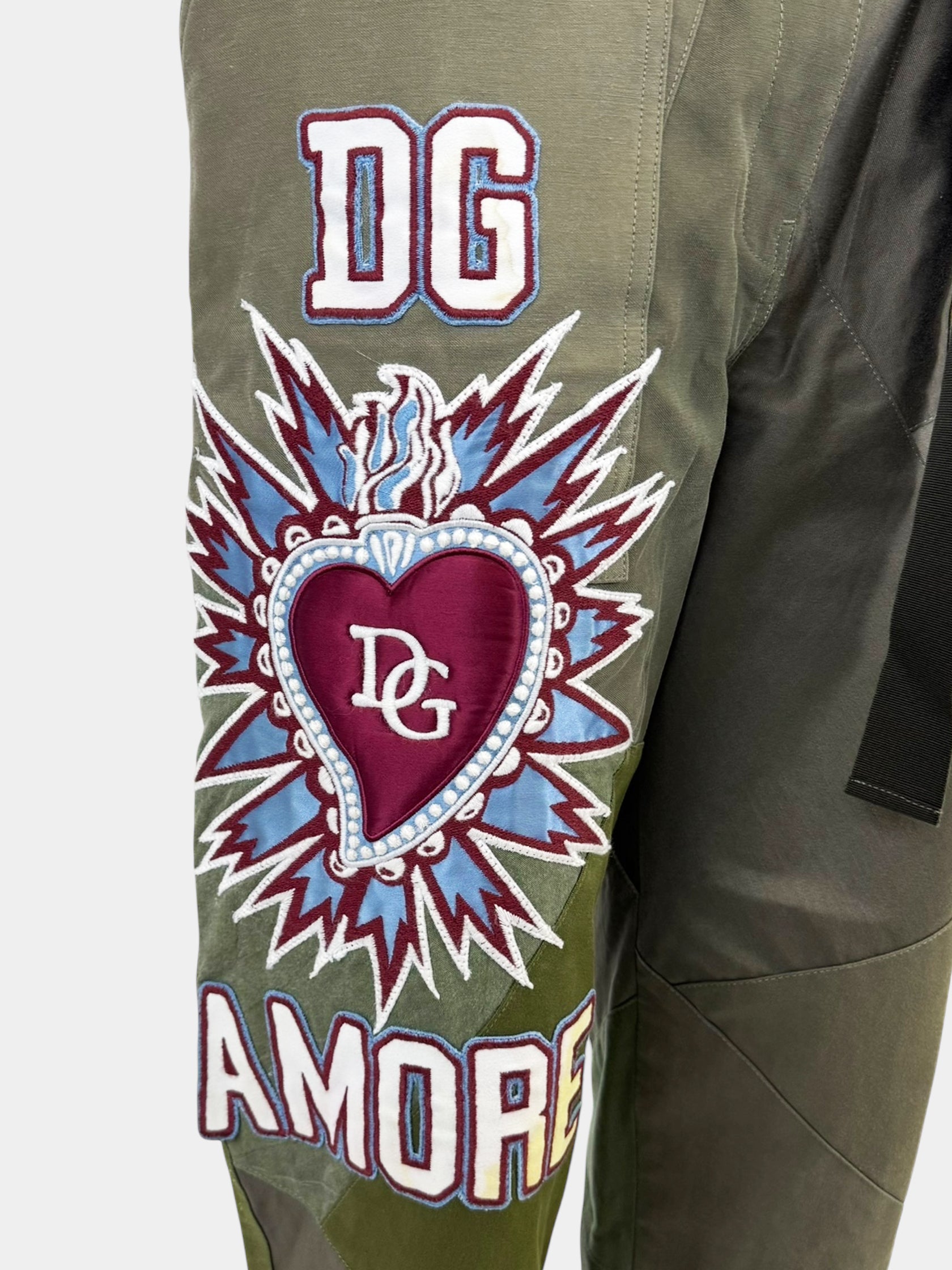 Patchwork Cargo Pants