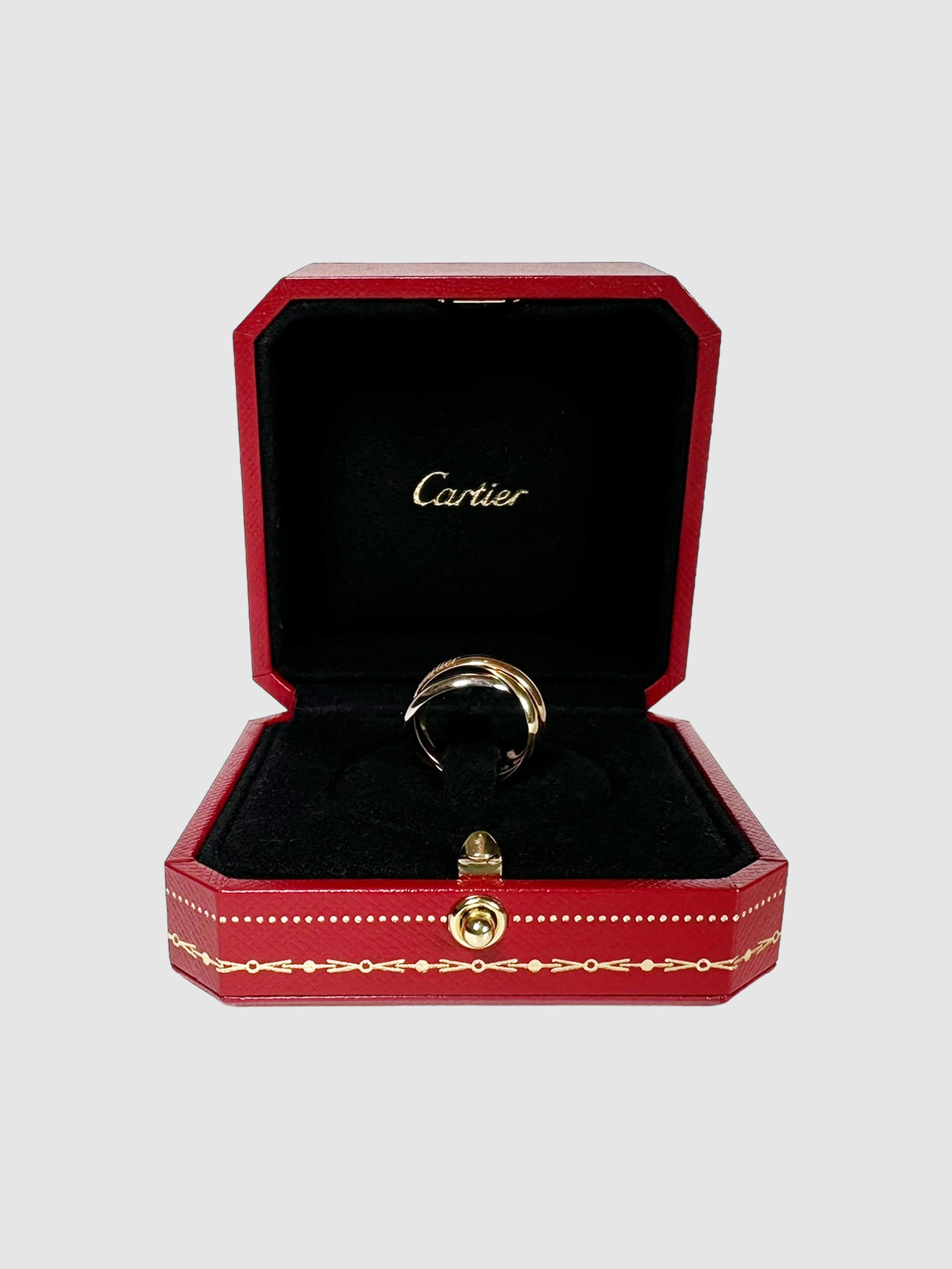 Cartier Tri Colour Trinity Rolling Band Ring Consignment Secondhand Designer Luxury Resale Toronto Trendy