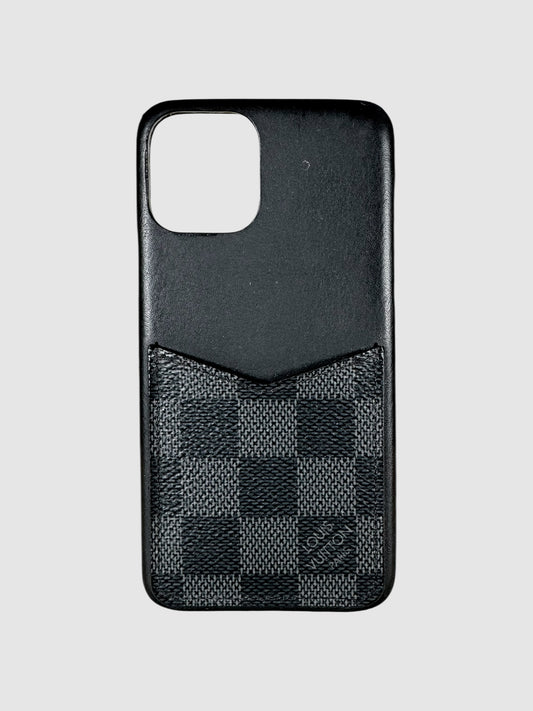 Graphite Damier iPhone 11 Pro Bumper Case