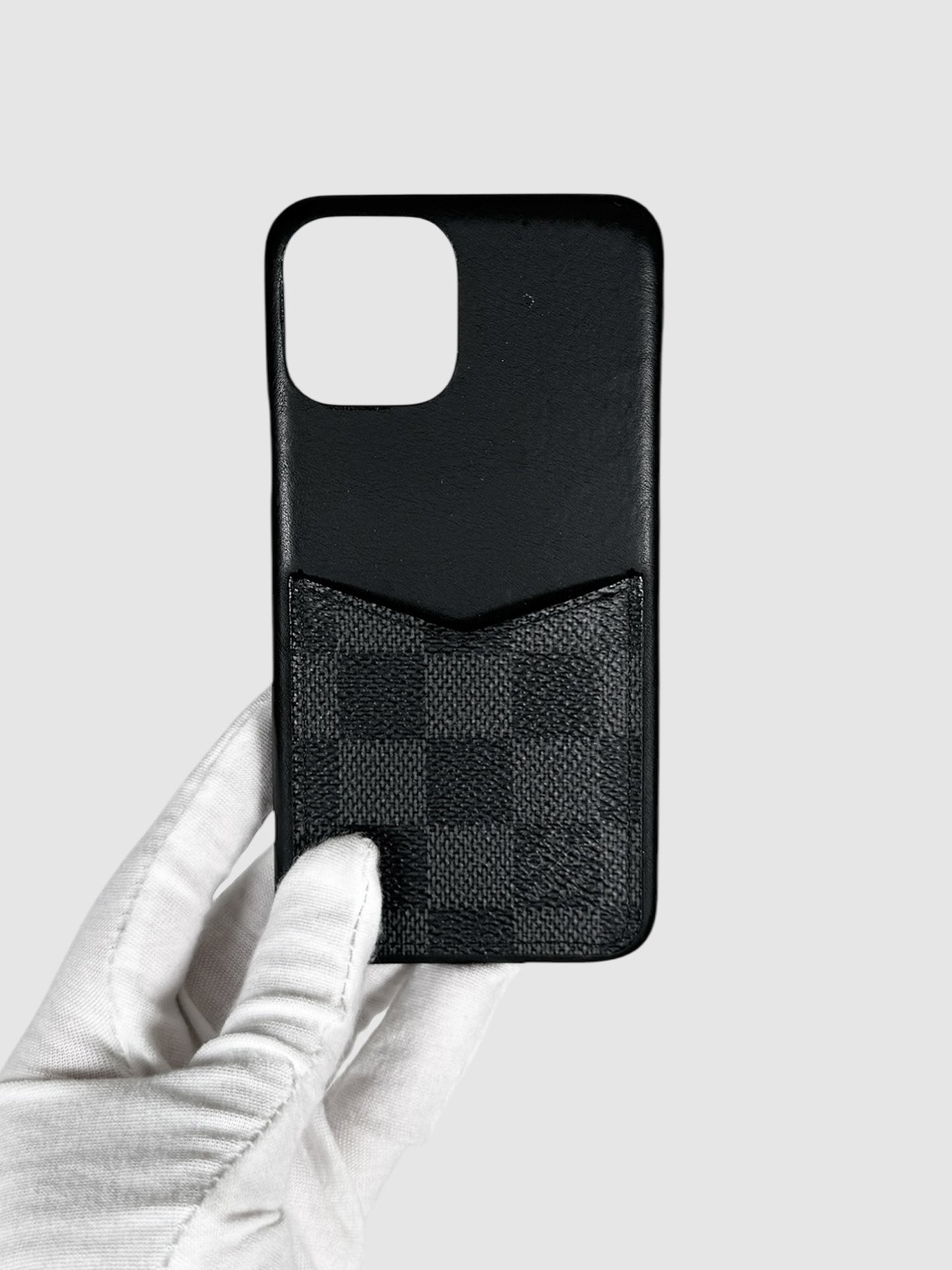 Graphite Damier iPhone 11 Pro Bumper Case