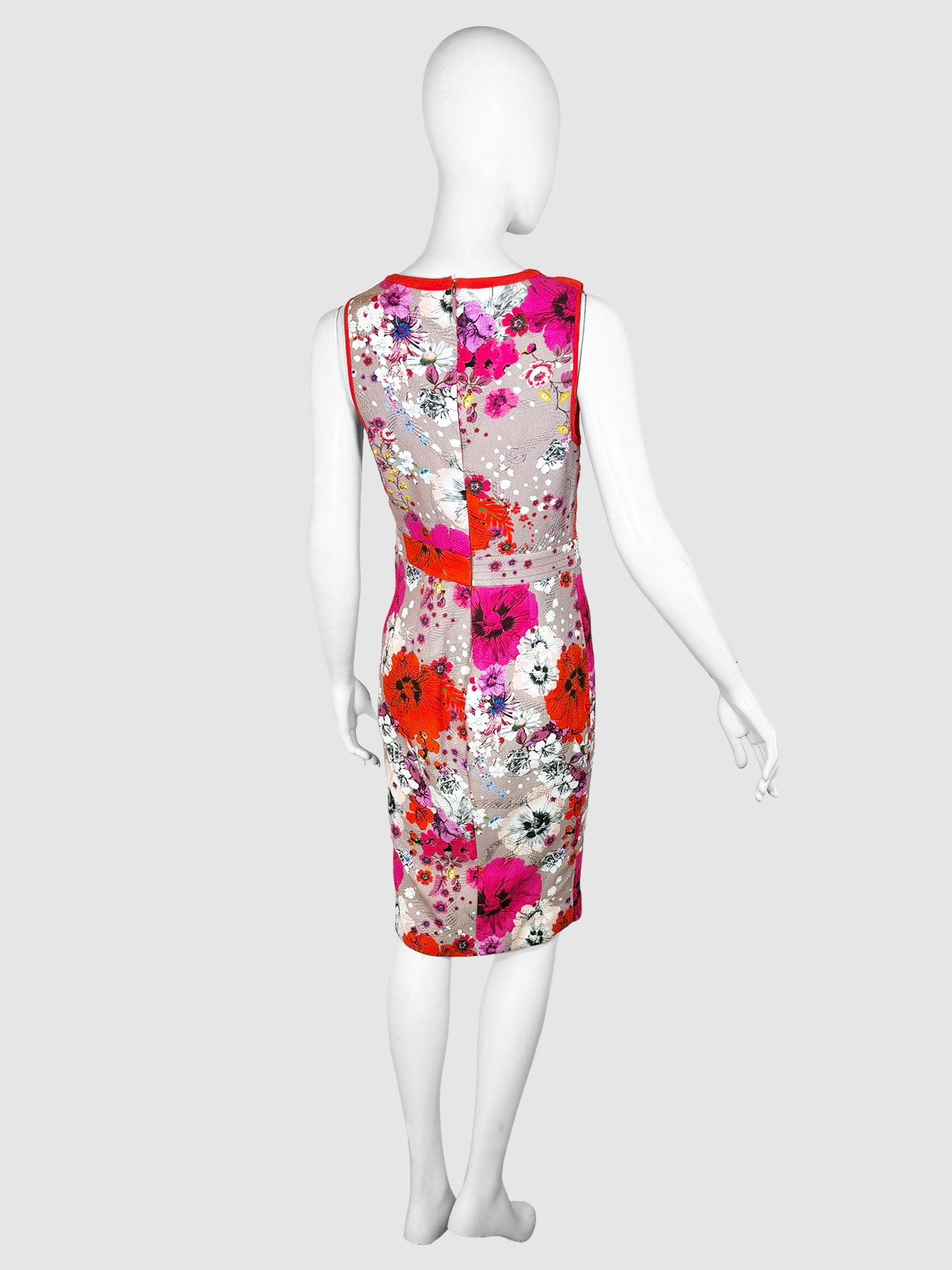 Lace Floral Print Dress - Size 6/8