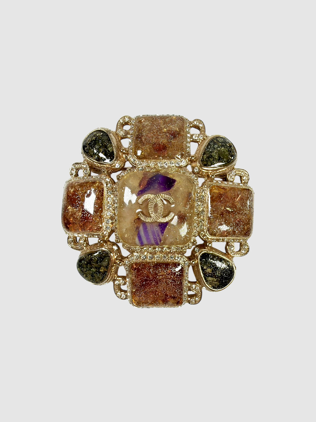 2012 Resin Gripoix Brooch