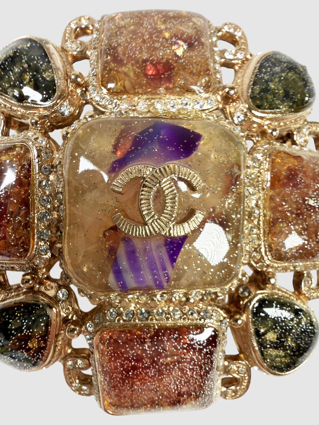 2012 Resin Gripoix Brooch
