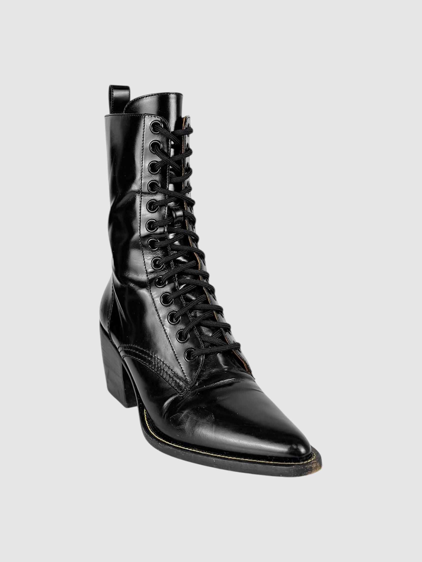 Patent Combat Boots