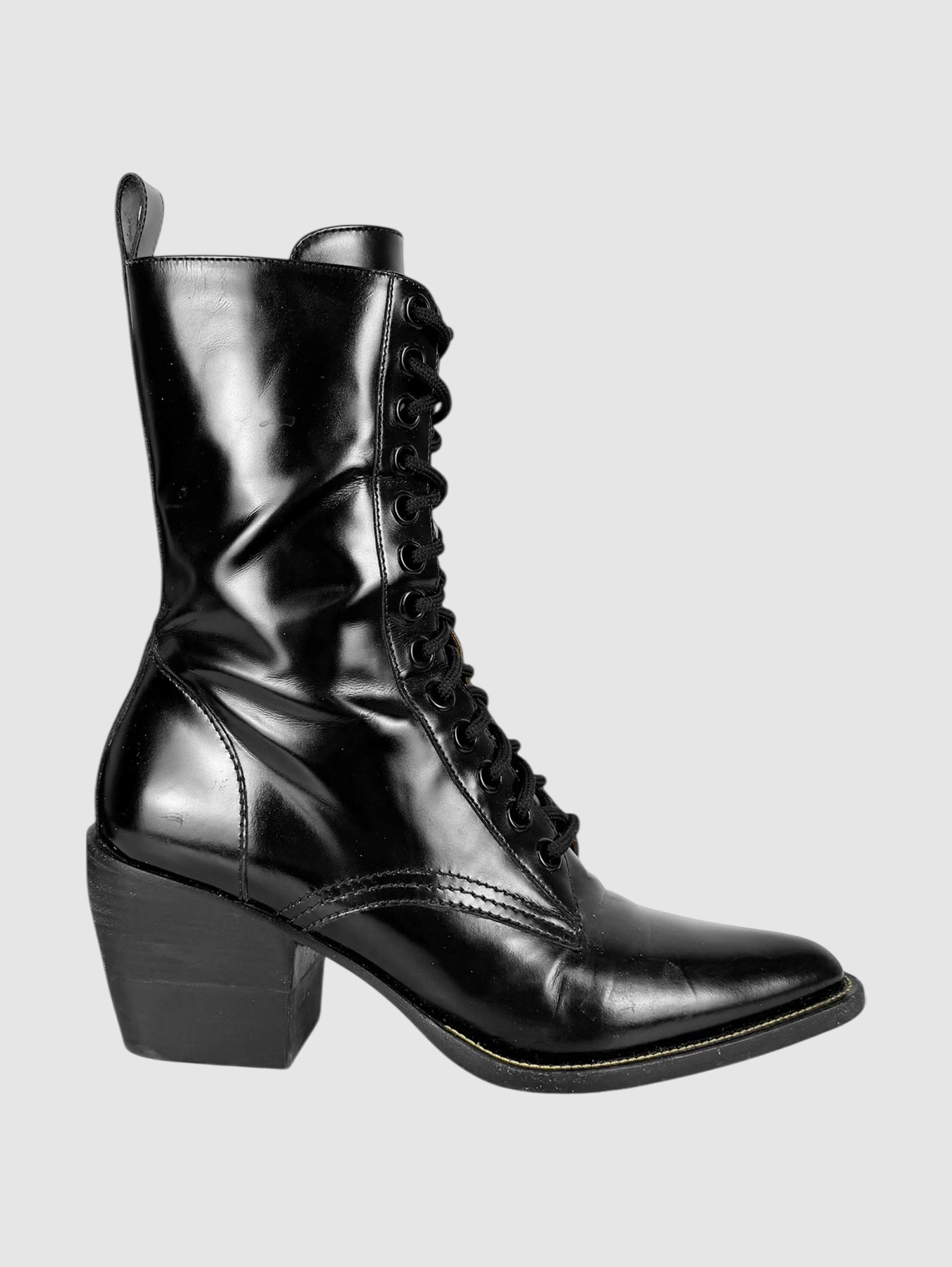 Patent Combat Boots