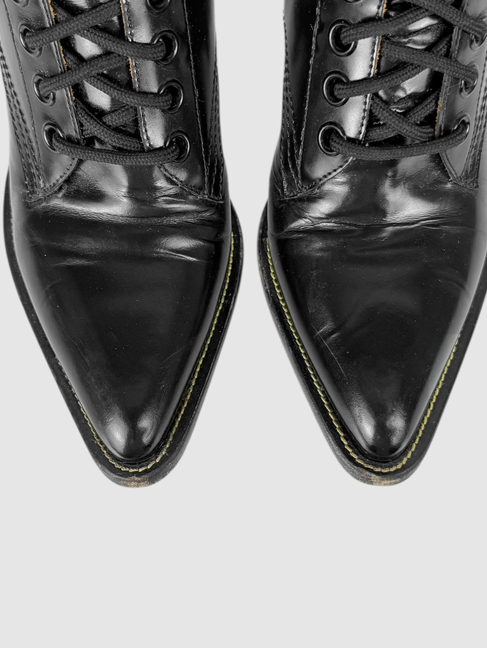 Patent Combat Boots