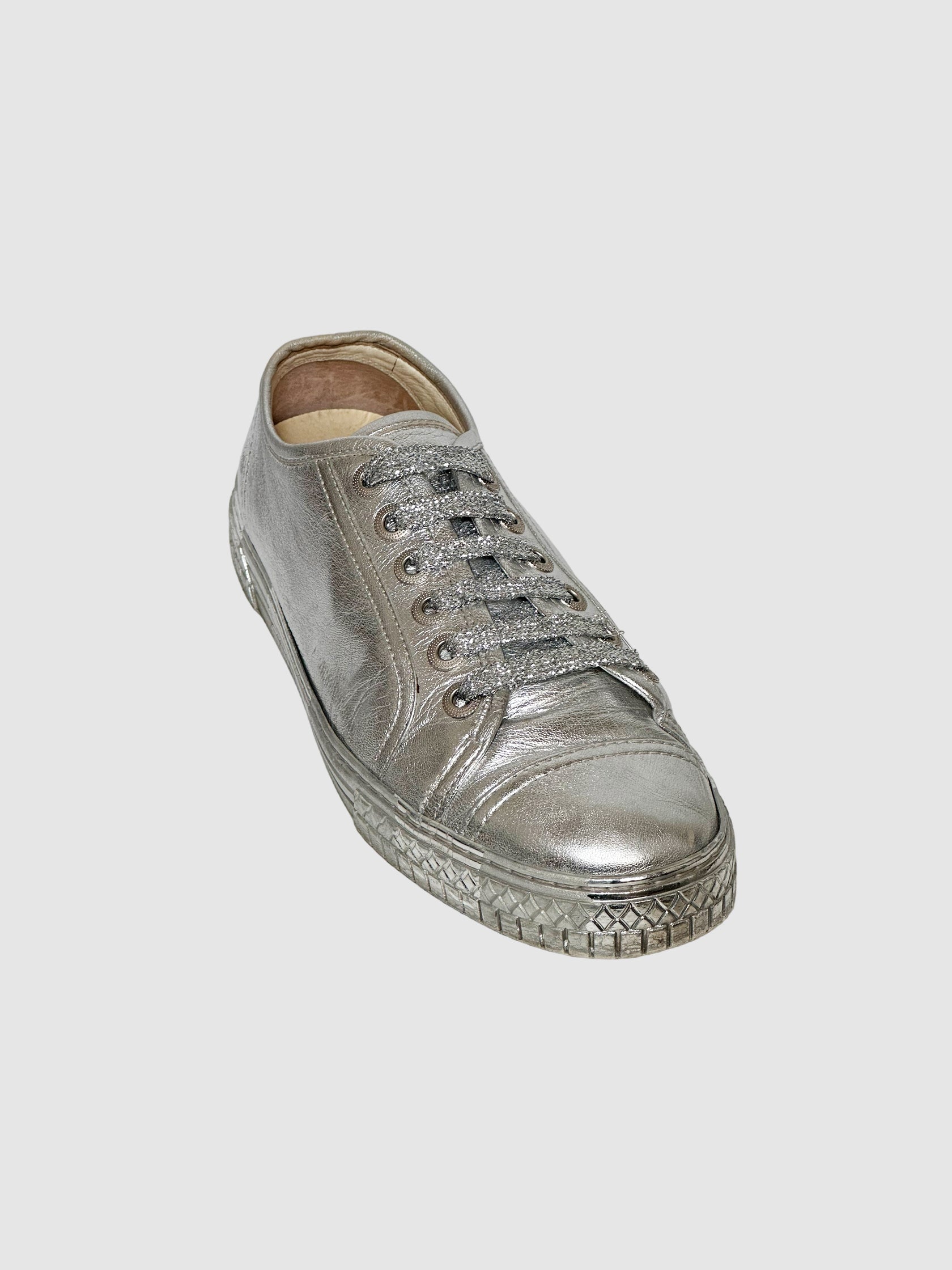 Interlocking CC Logo Sneakers - Size 38