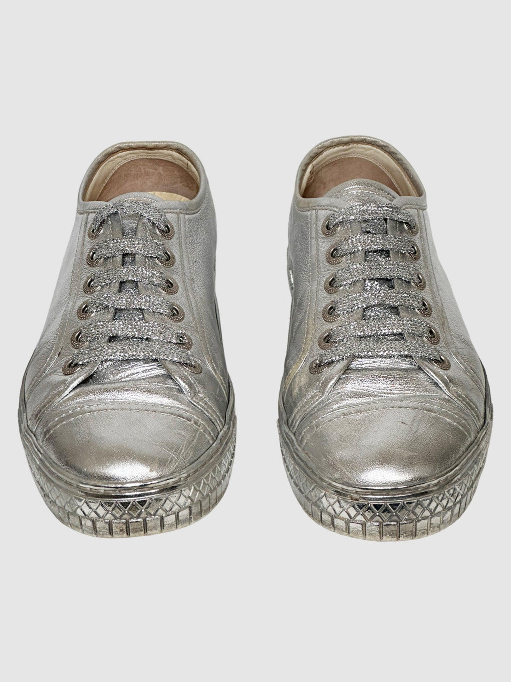 Interlocking CC Logo Sneakers - Size 38