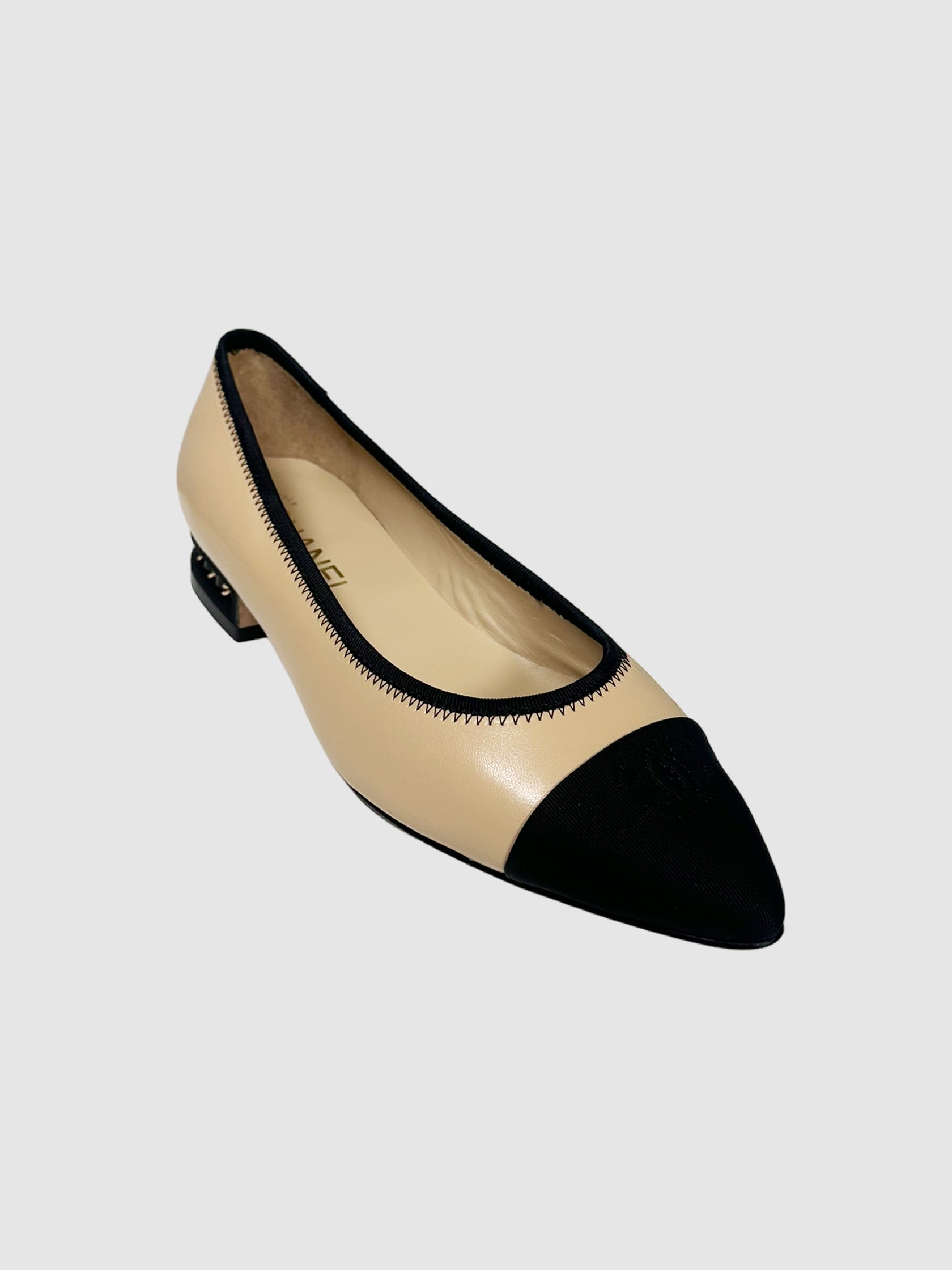 CC Colourblock Ballerina Flats - Size 38