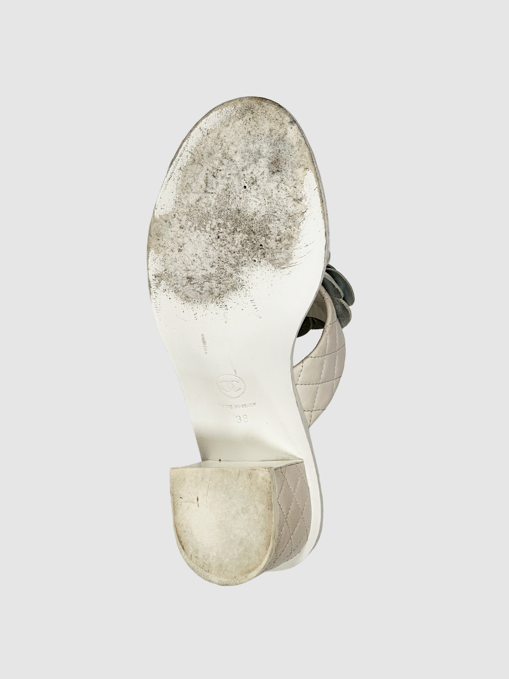 Camelia Block Heel Sandals - Size 38