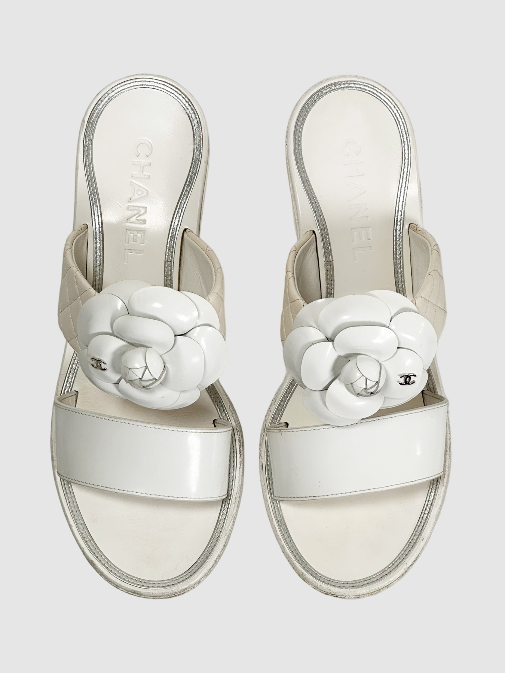 Camelia Block Heel Sandals - Size 38