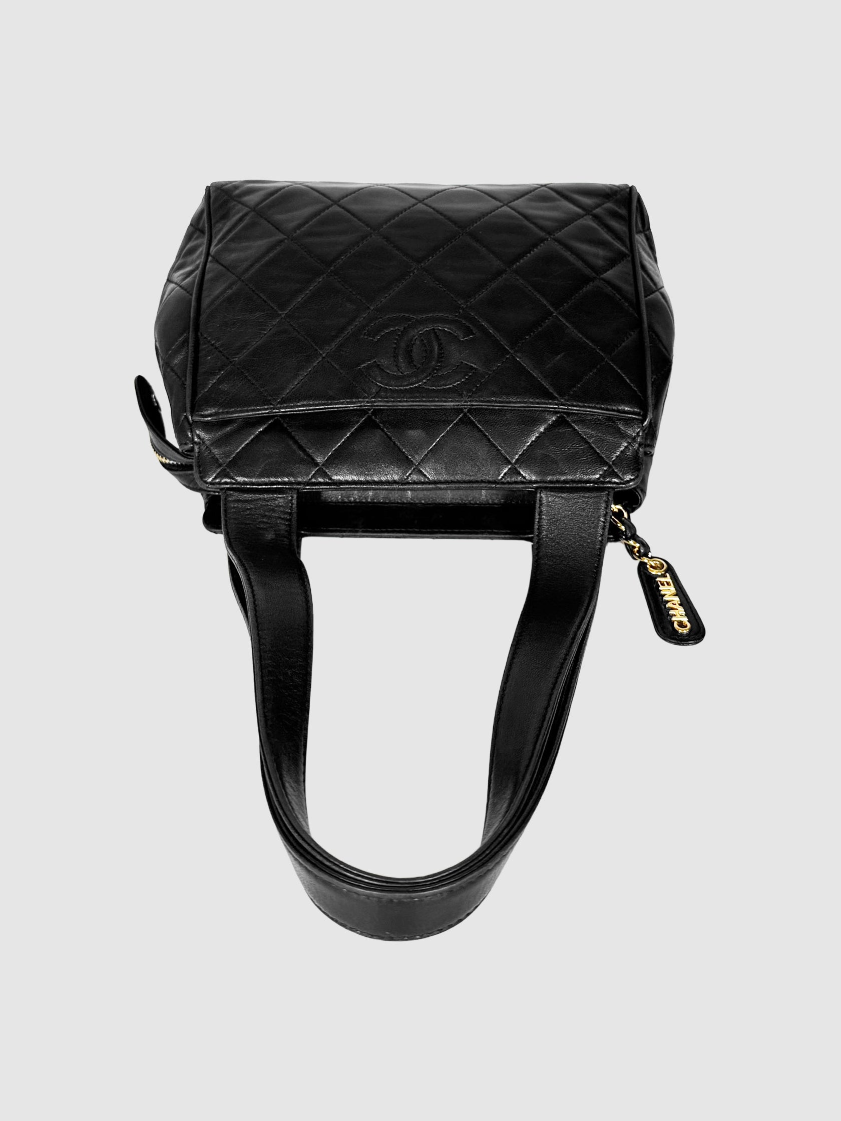 1997 Diamond-Quilted CC Stitch Mini Tote Bag