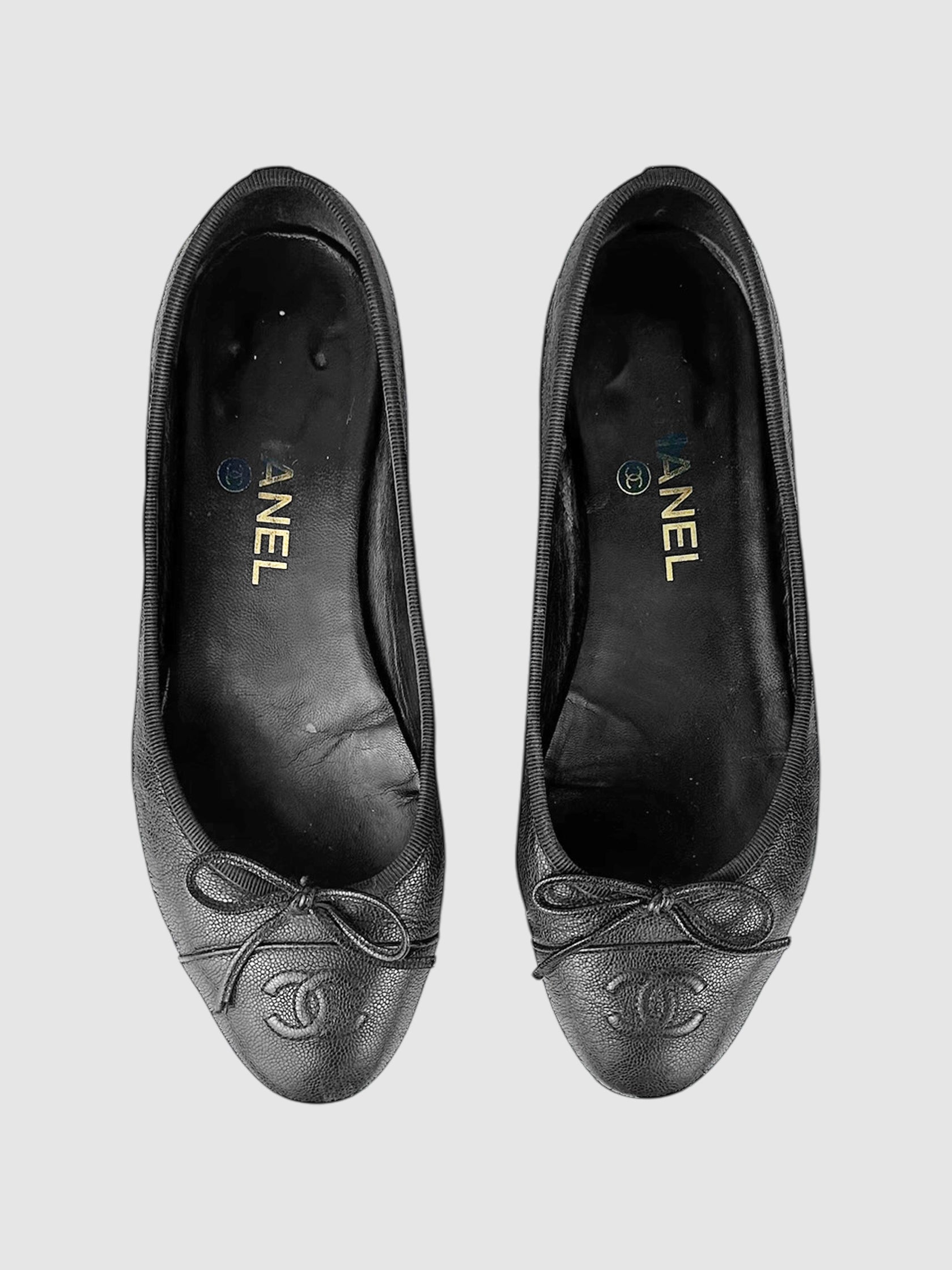 CC Cap Toe Flats - Size 37