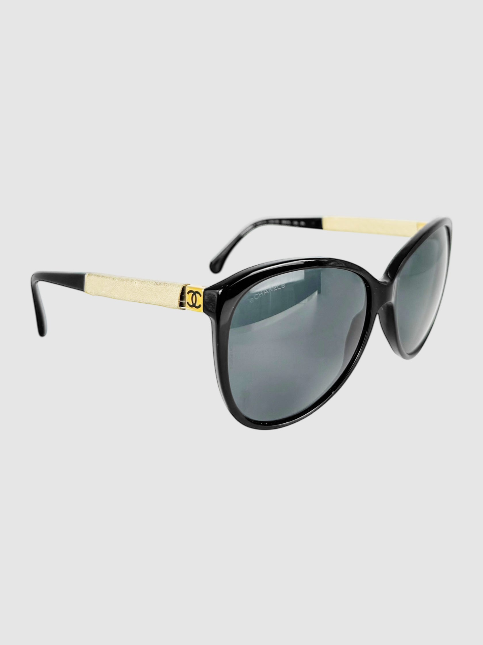 Leather Arm Sunglasses