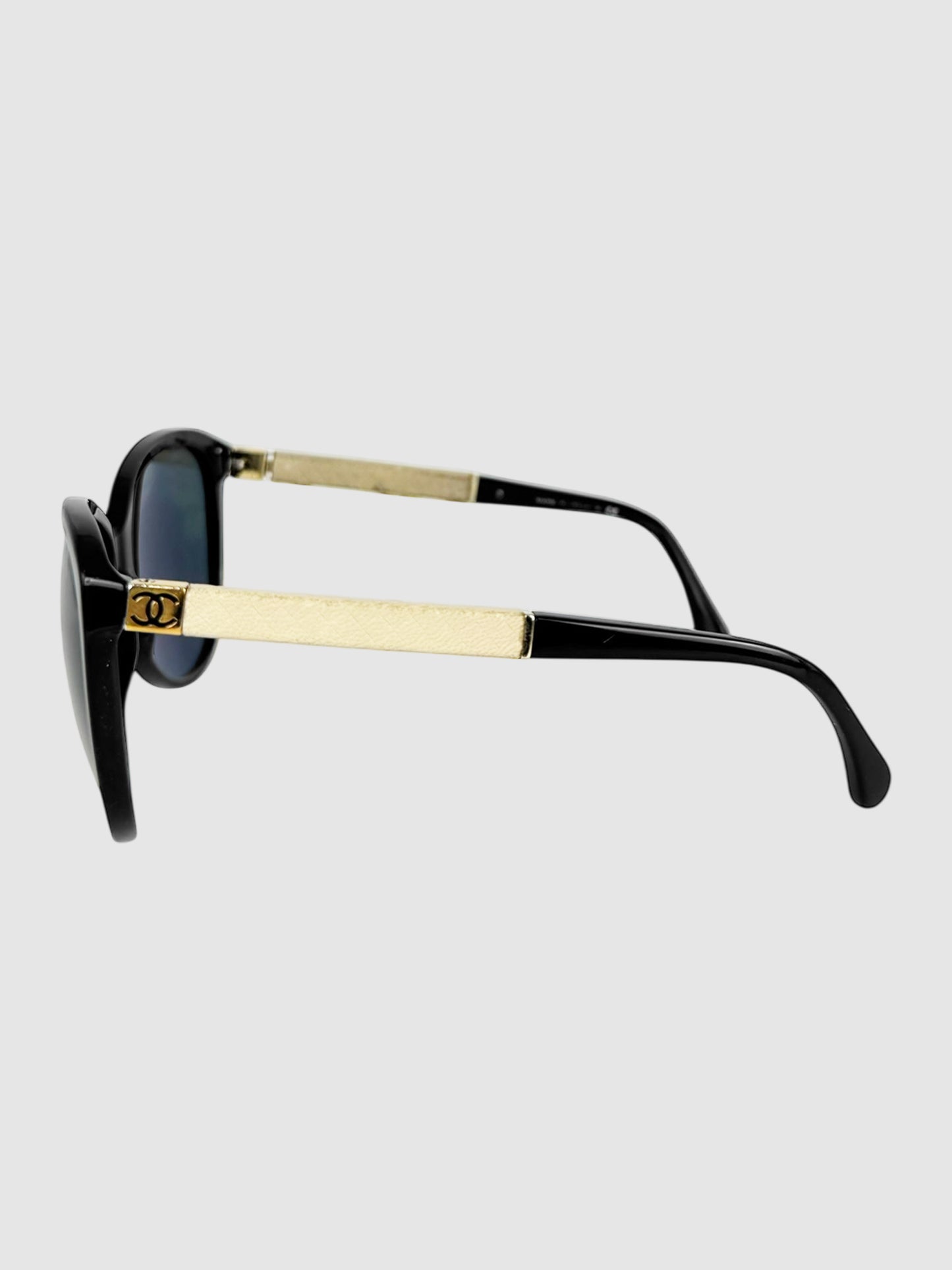 Leather Arm Sunglasses
