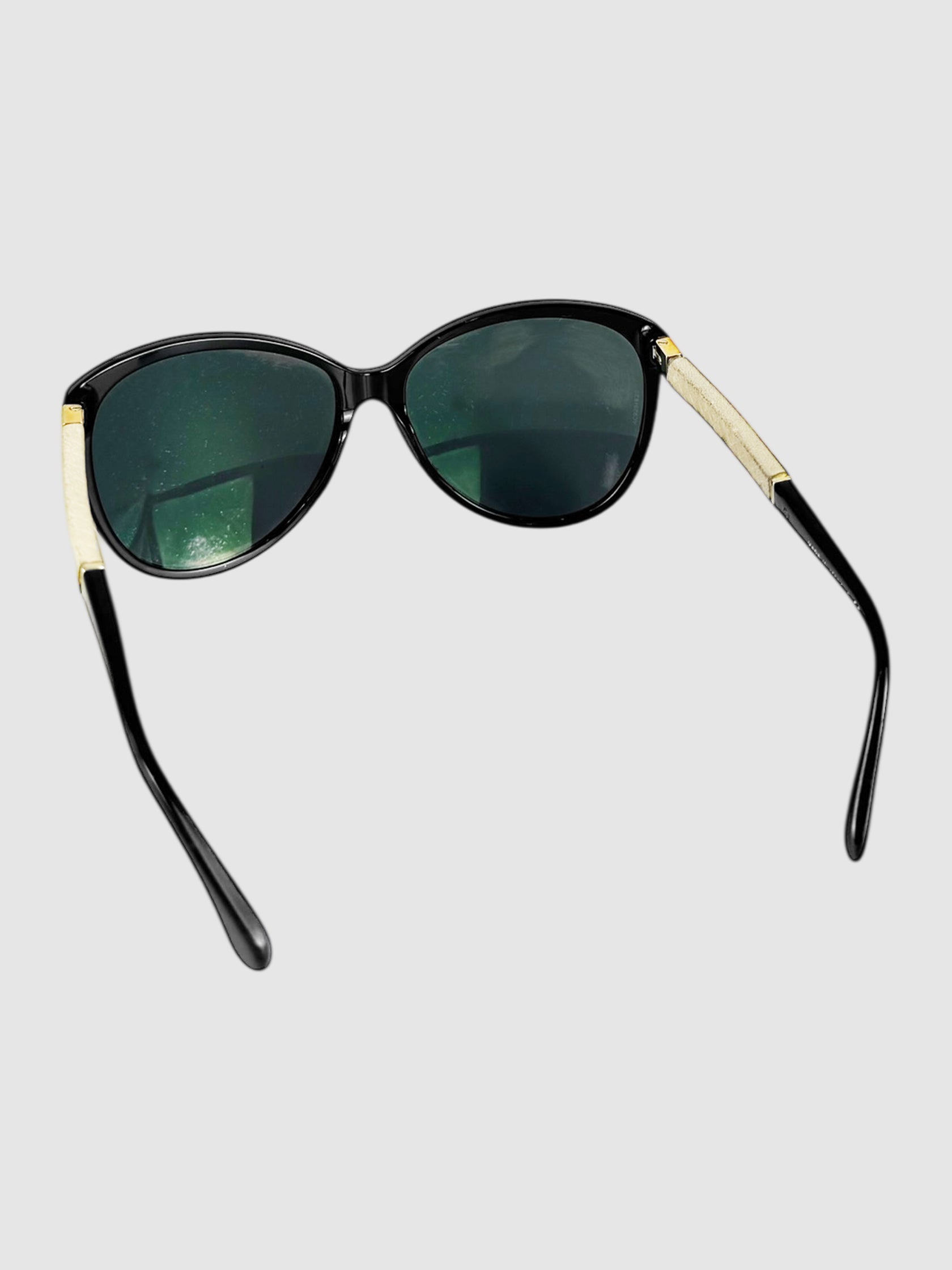 Leather Arm Sunglasses