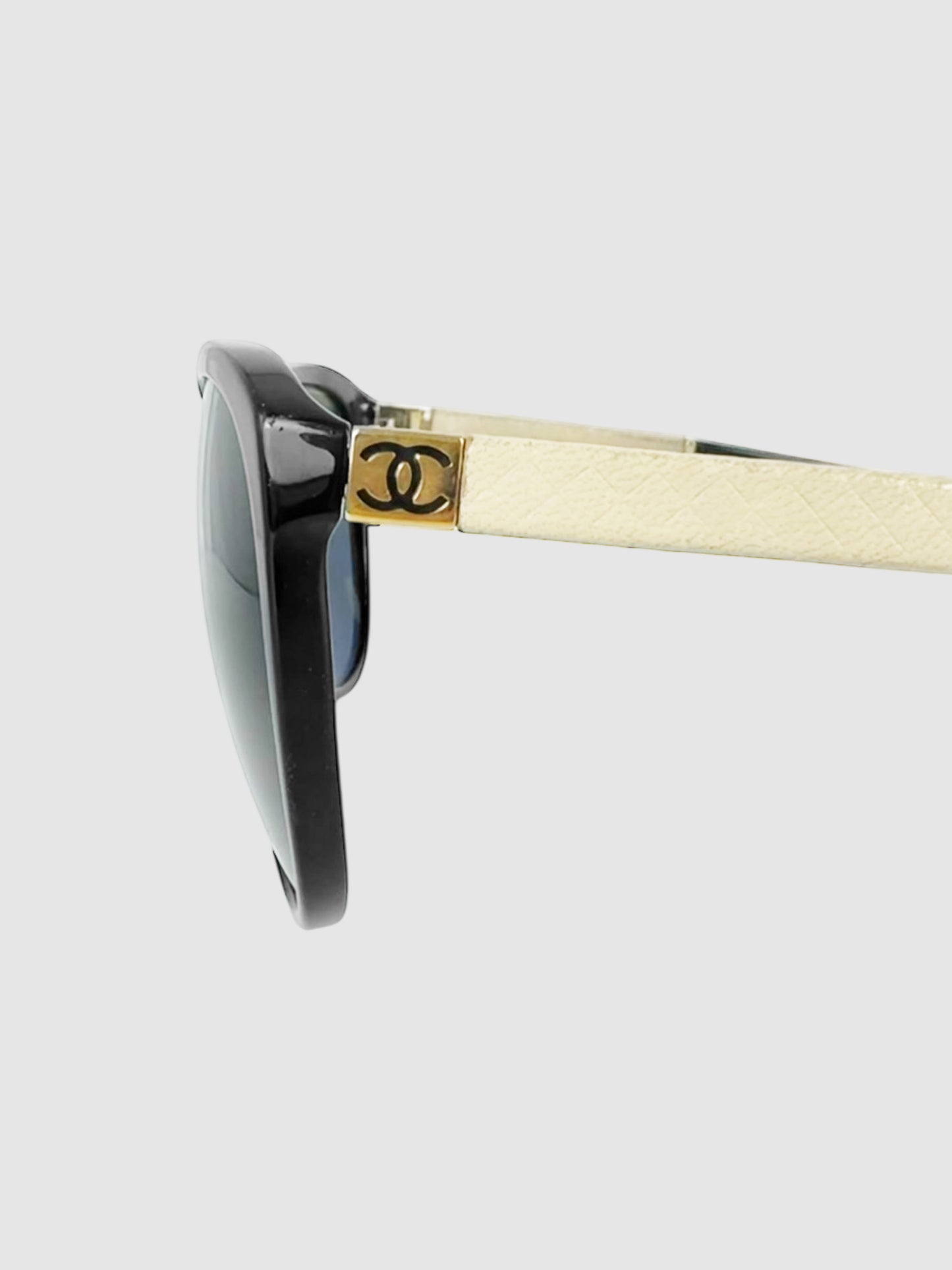 Leather Arm Sunglasses