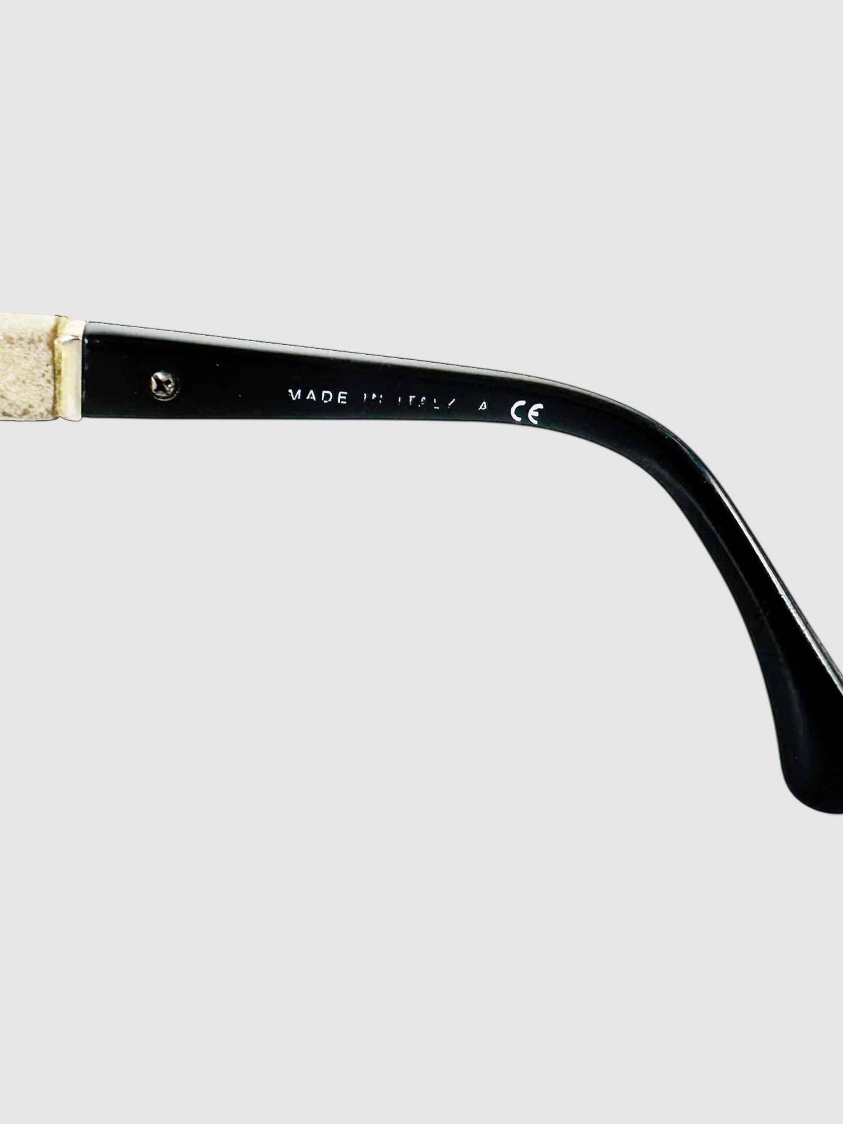 Leather Arm Sunglasses