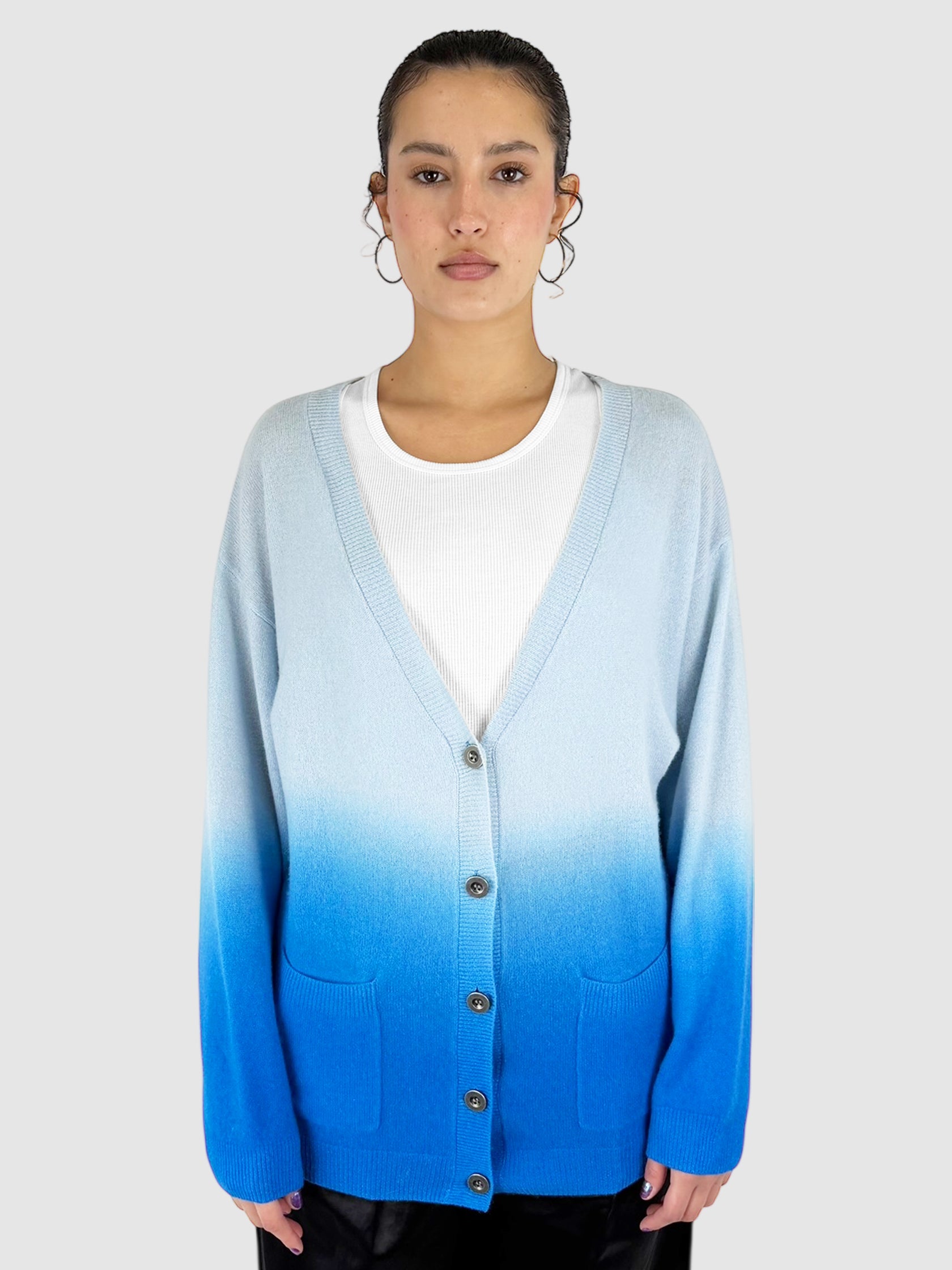 Cashmere Ombré Cardigan