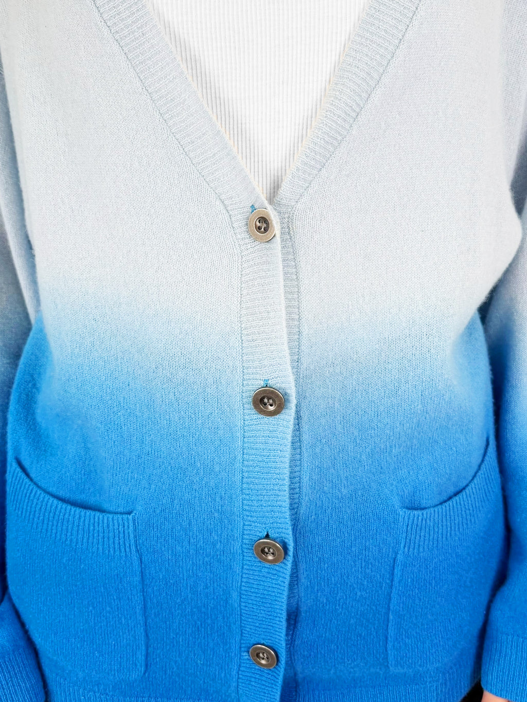 Cashmere Ombré Cardigan