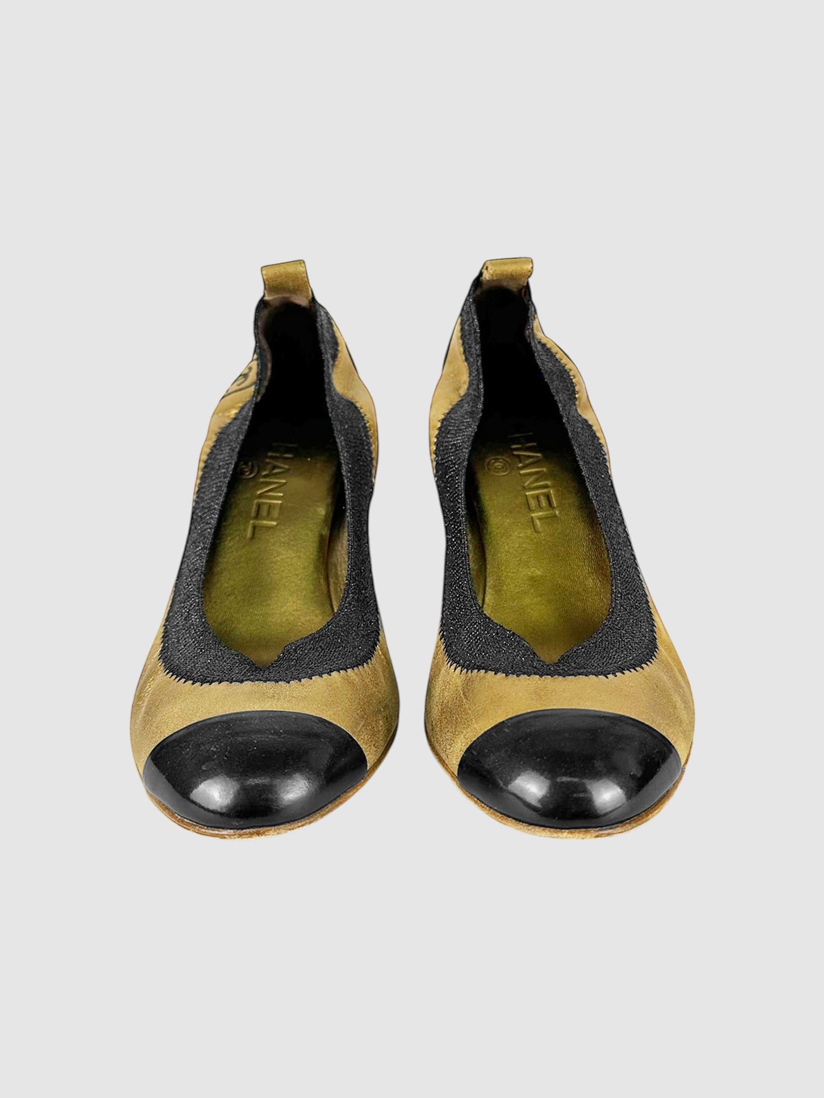 Sparkle Trim Metallic CC Pumps