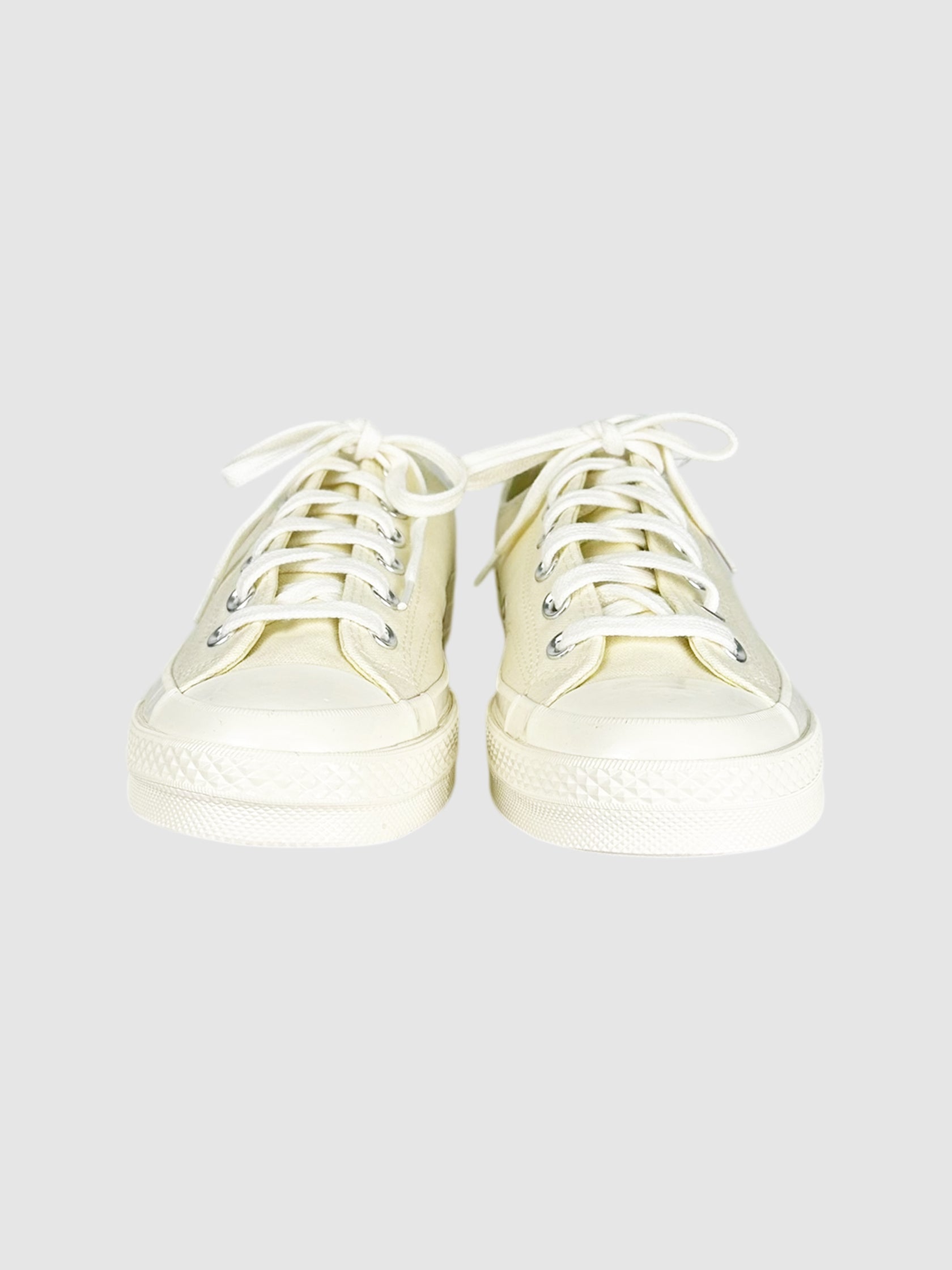 Canvas Printed Low-Top Sneakers