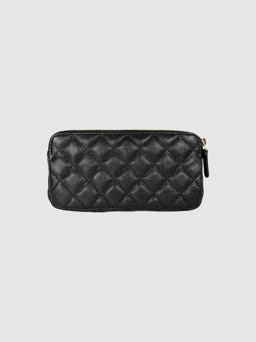Double Zip Chain Clutch