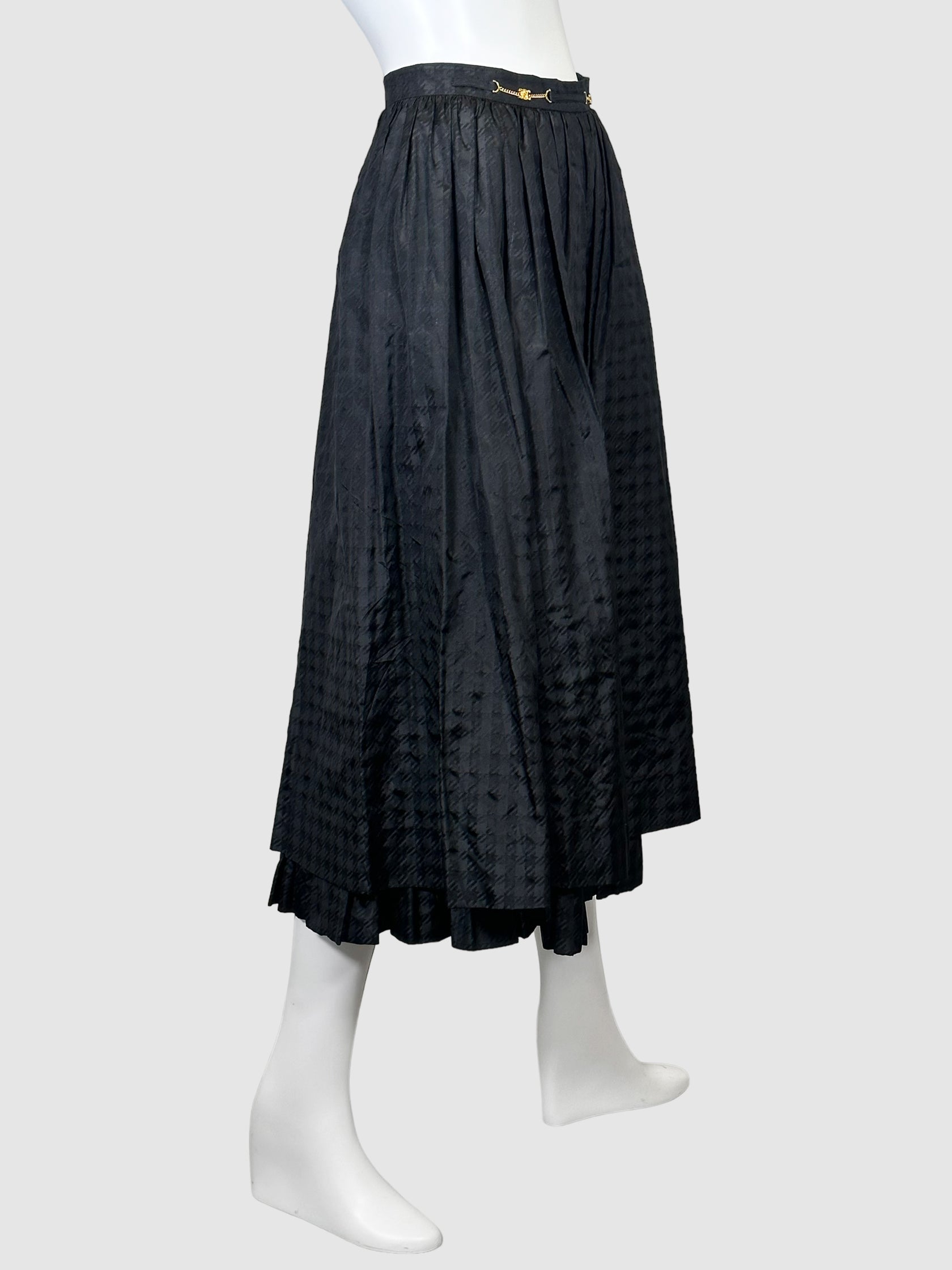 Vintage Knee-Length Skirt - Size 36